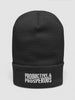 Productive & Prosperous Embroidered Cuffed Beanie