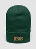 Focus on Jesus Embroidered Cuffed Beanie