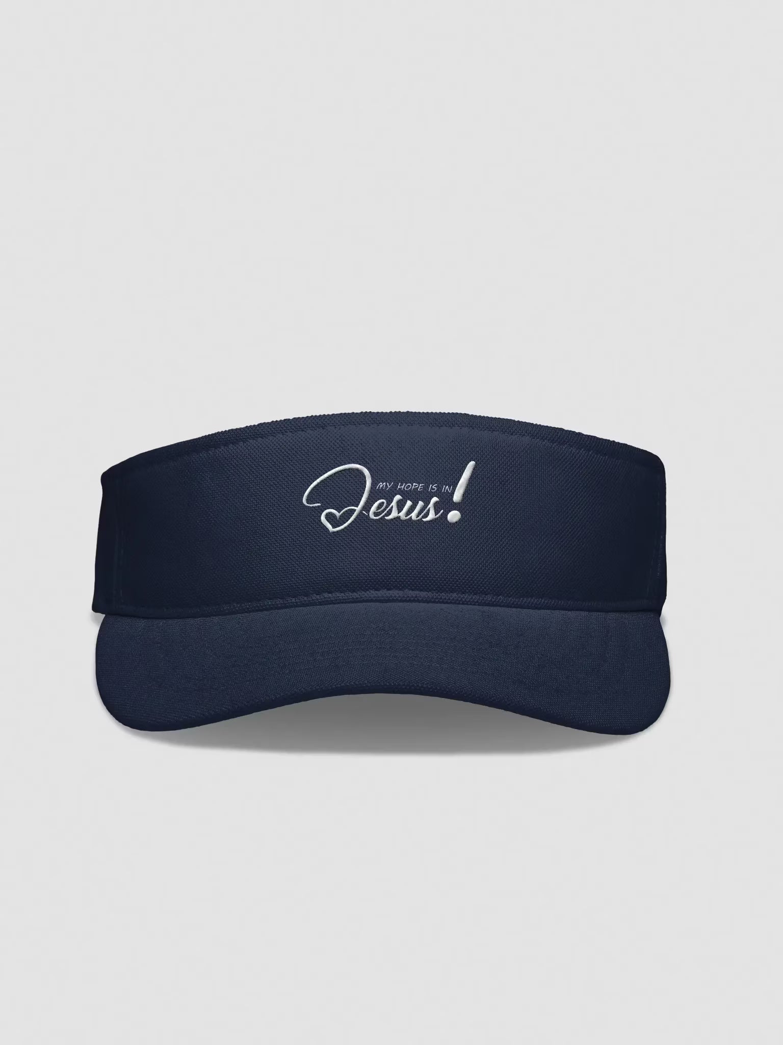 My Hope is In Jesus Embroidered Visor