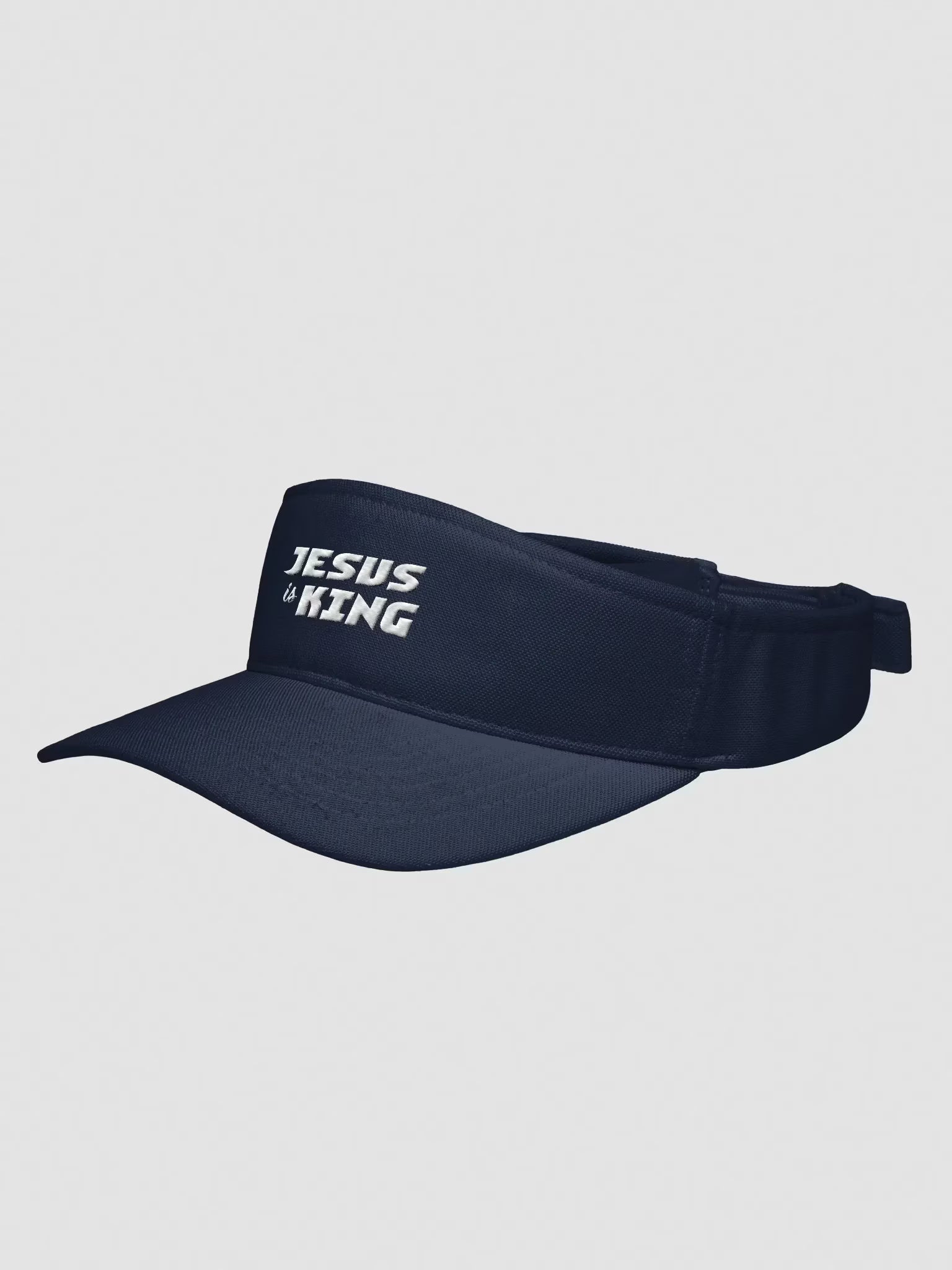 Jesus is King Embroidered Visor