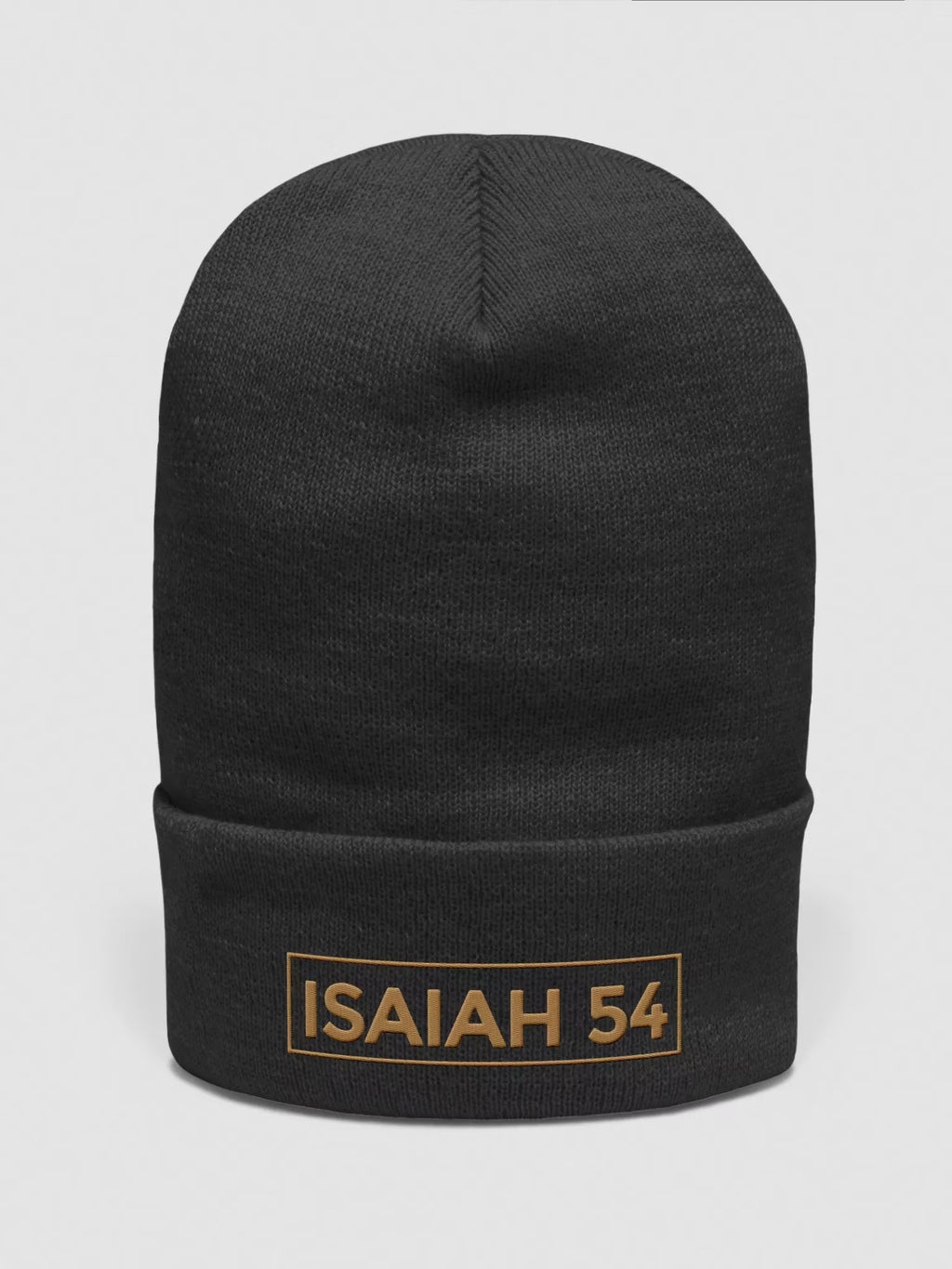 Isaiah 54 Embroidered Cuffed Beanie