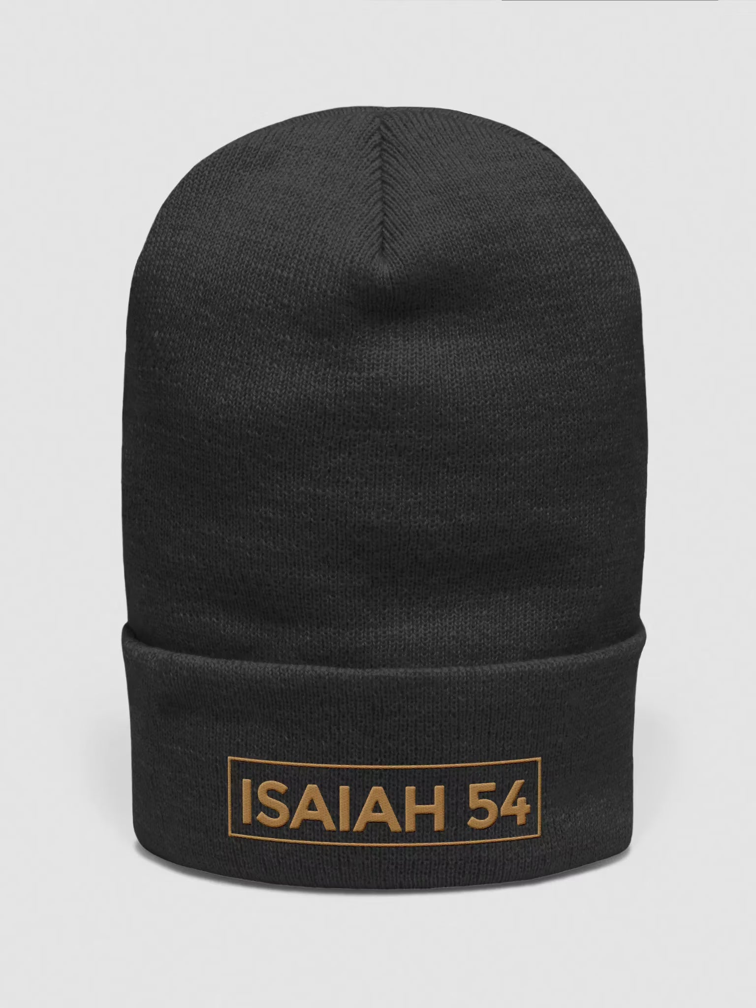 Isaiah 54 Embroidered Cuffed Beanie