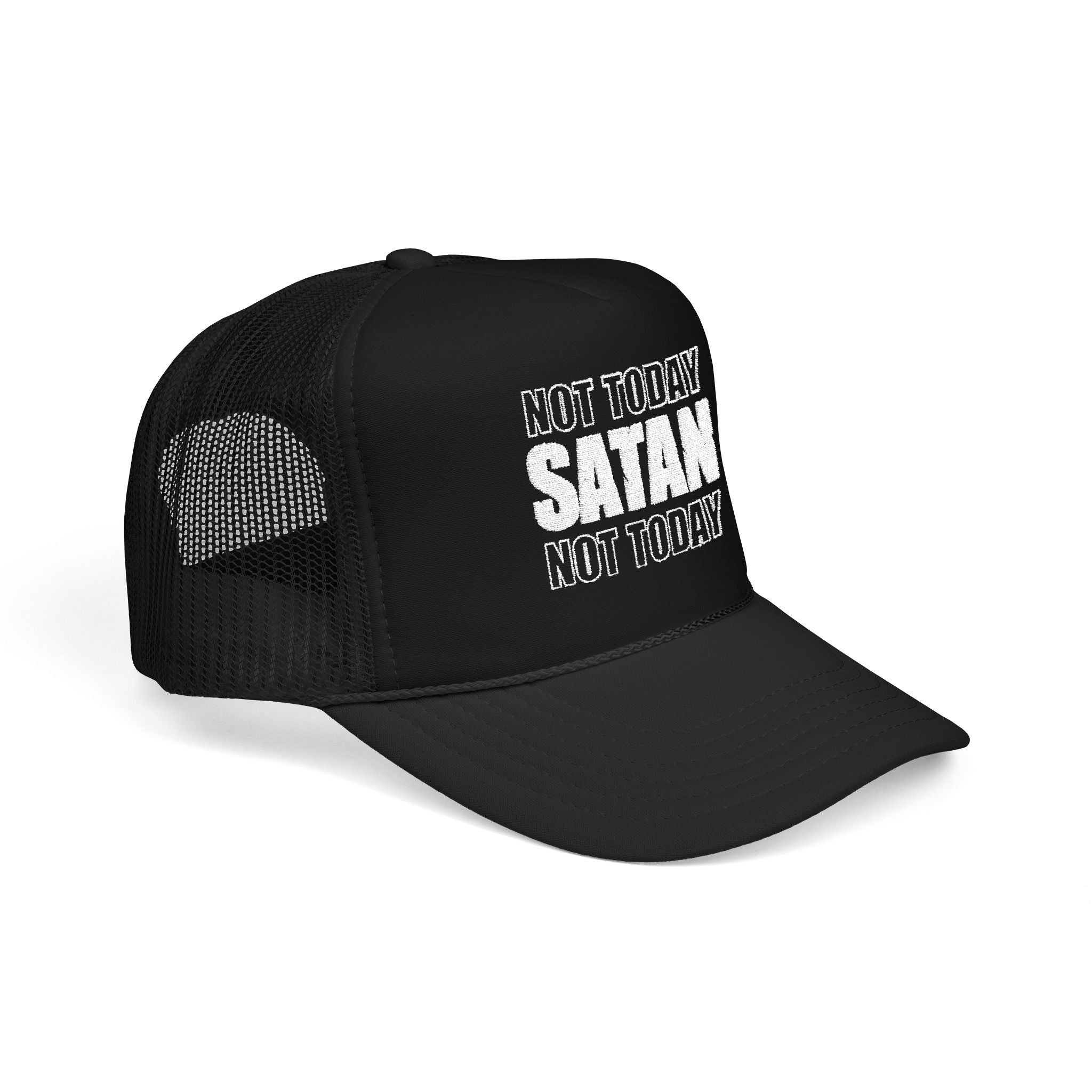 Not Today Satan Trucker Hat