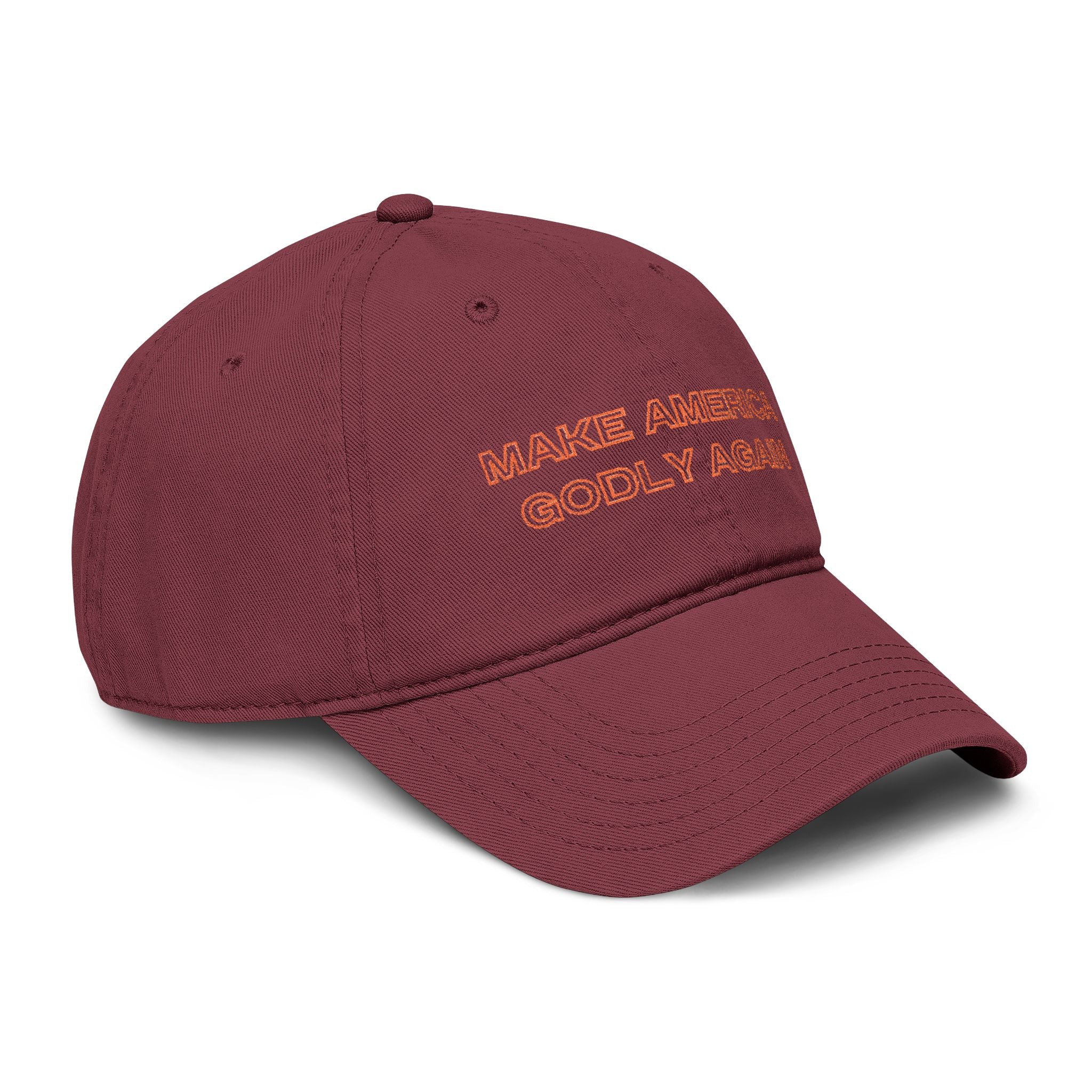 Washed Baseball Cap — "Make America Gooly Again" Embroidered Vintage Dad Hat