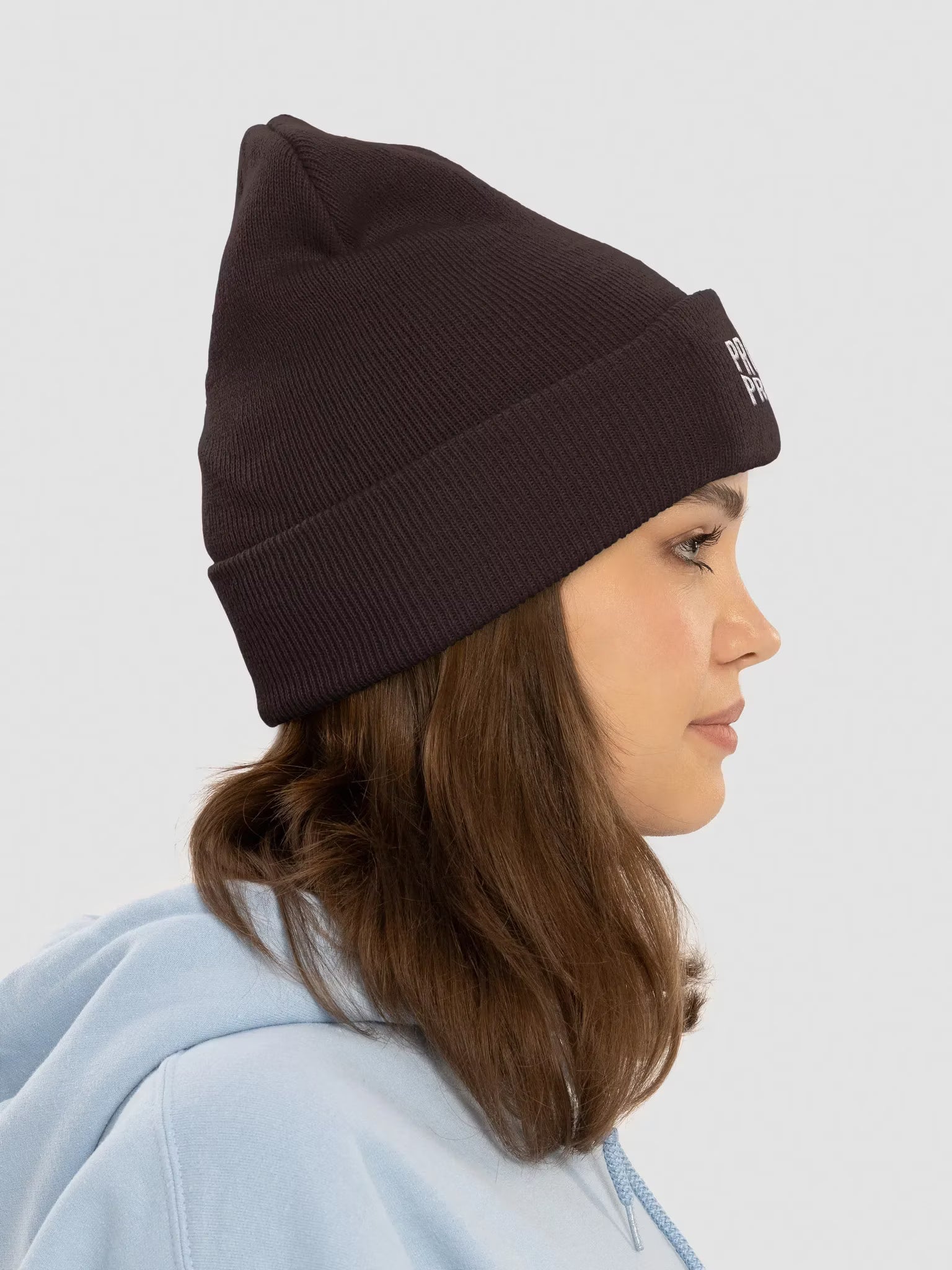 Productive & Prosperous Embroidered Cuffed Beanie