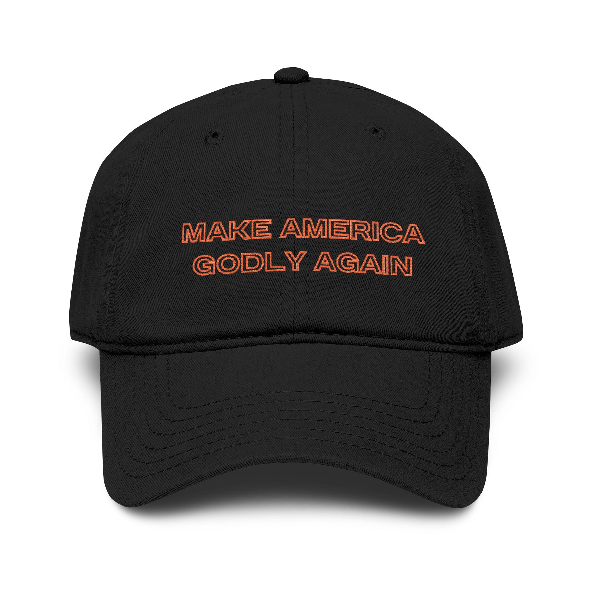 Washed Baseball Cap — "Make America Gooly Again" Embroidered Vintage Dad Hat