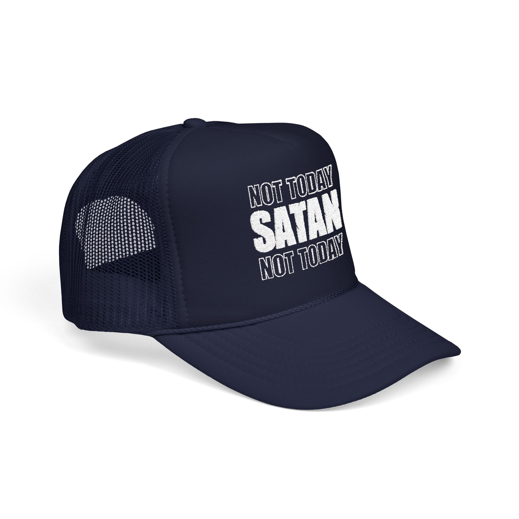 Not Today Satan Trucker Hat
