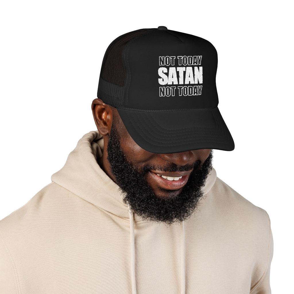 Not Today Satan Trucker Hat