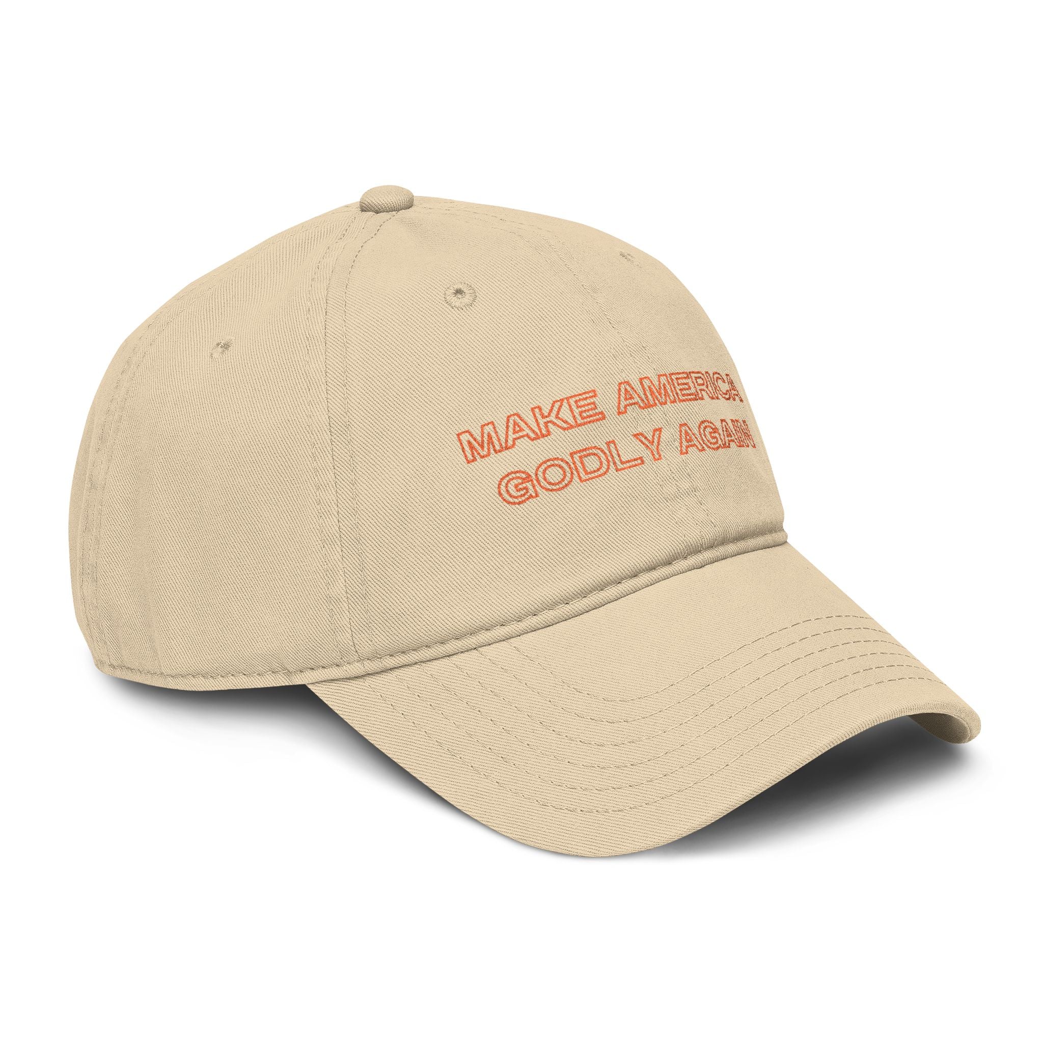 Washed Baseball Cap — "Make America Gooly Again" Embroidered Vintage Dad Hat