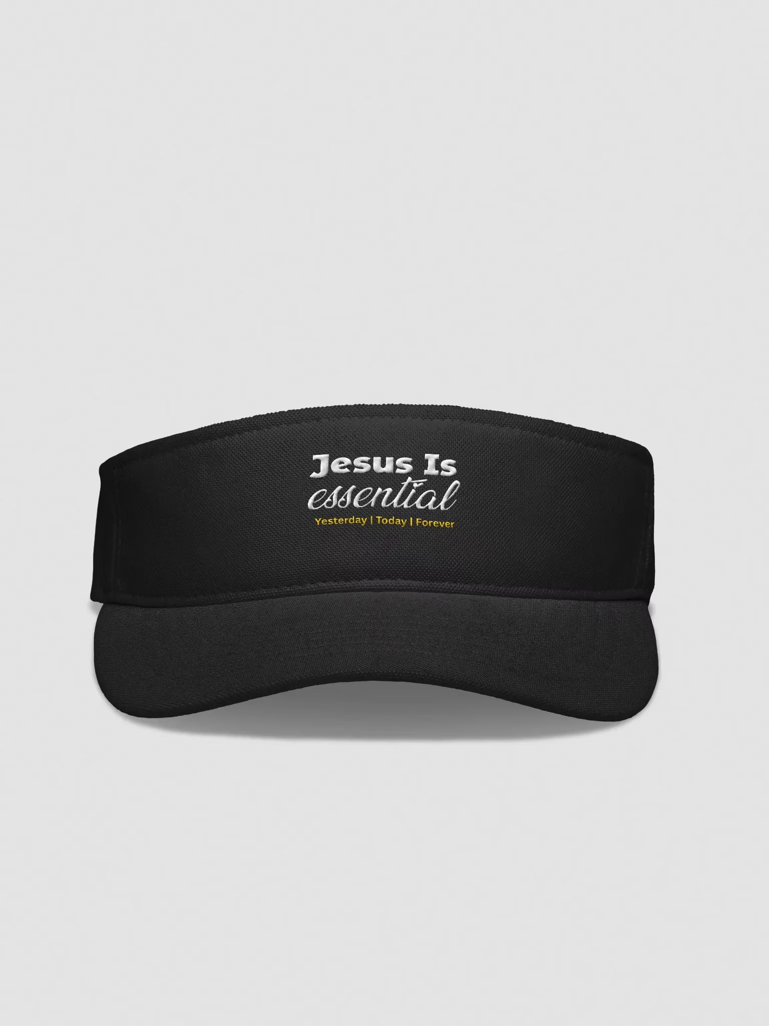 Jesus is Essential Embroidered Visor