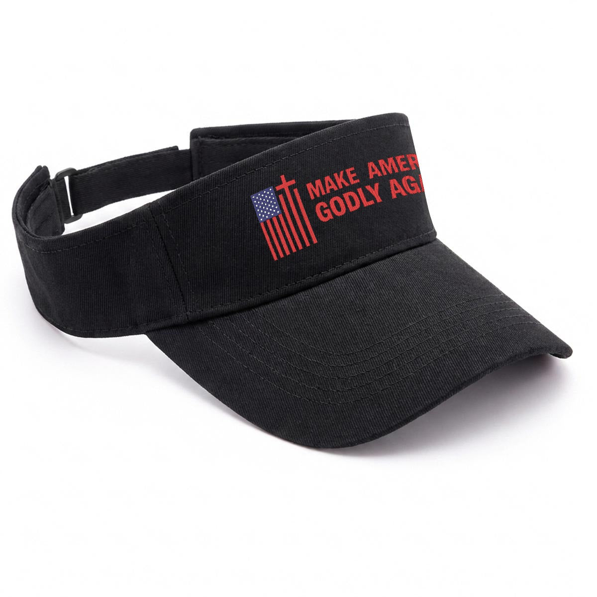 Embroidery Open-Top Visor
