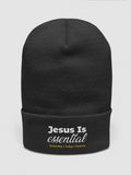 Jesus is Essential Embroidered Cuffed Beanie