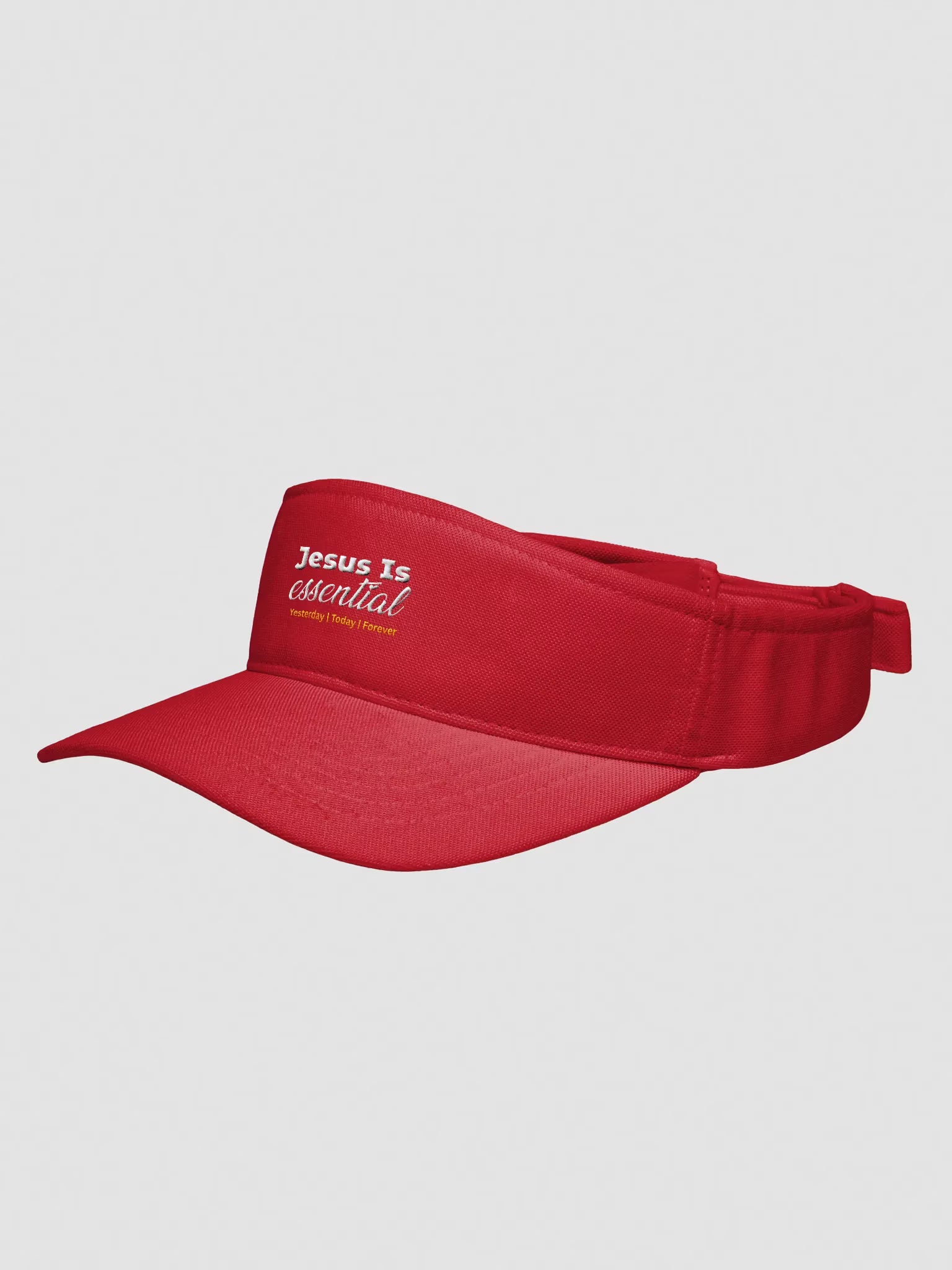 Jesus is Essential Embroidered Visor