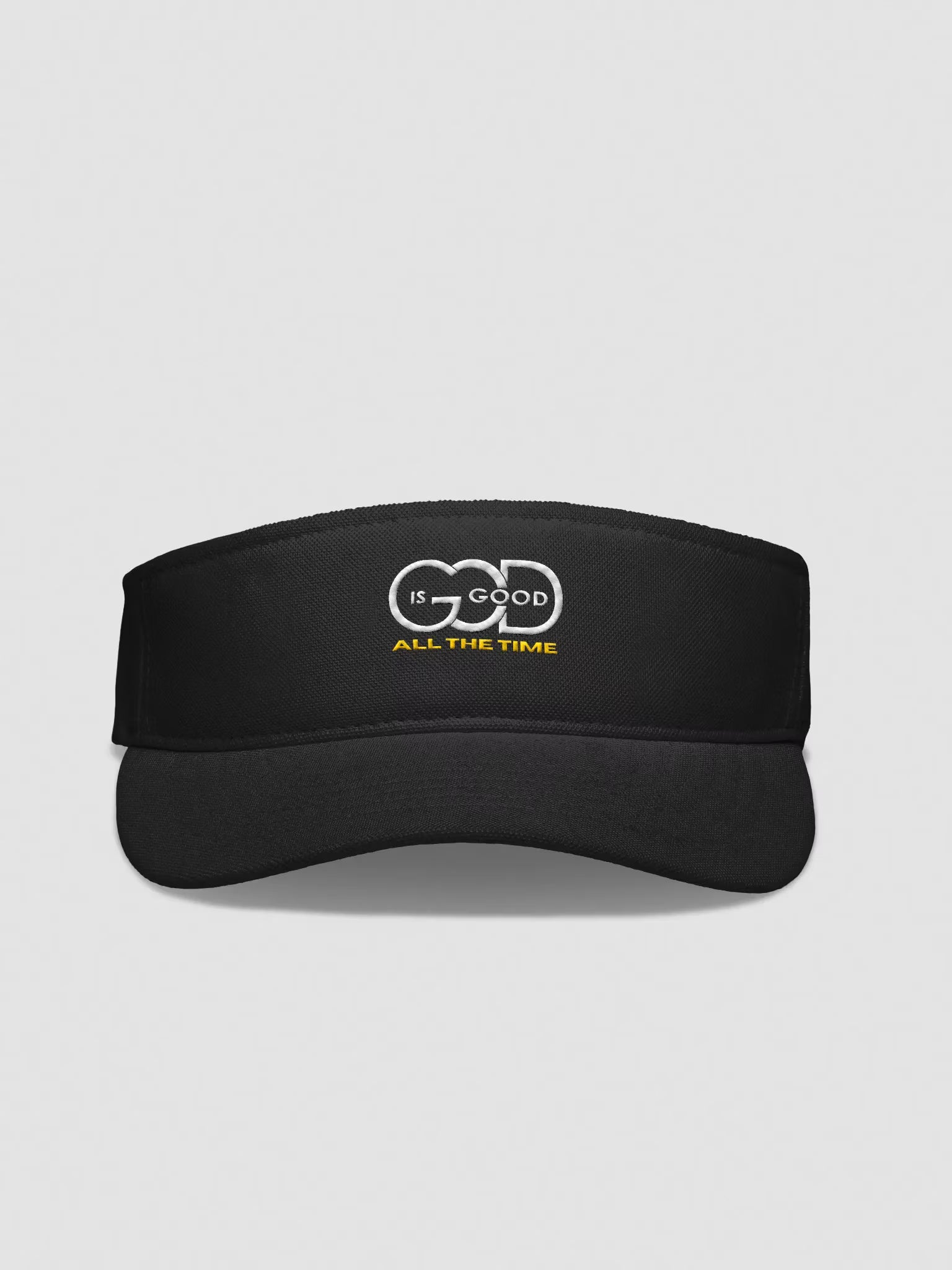 God is Good All the time Embroidered Visor