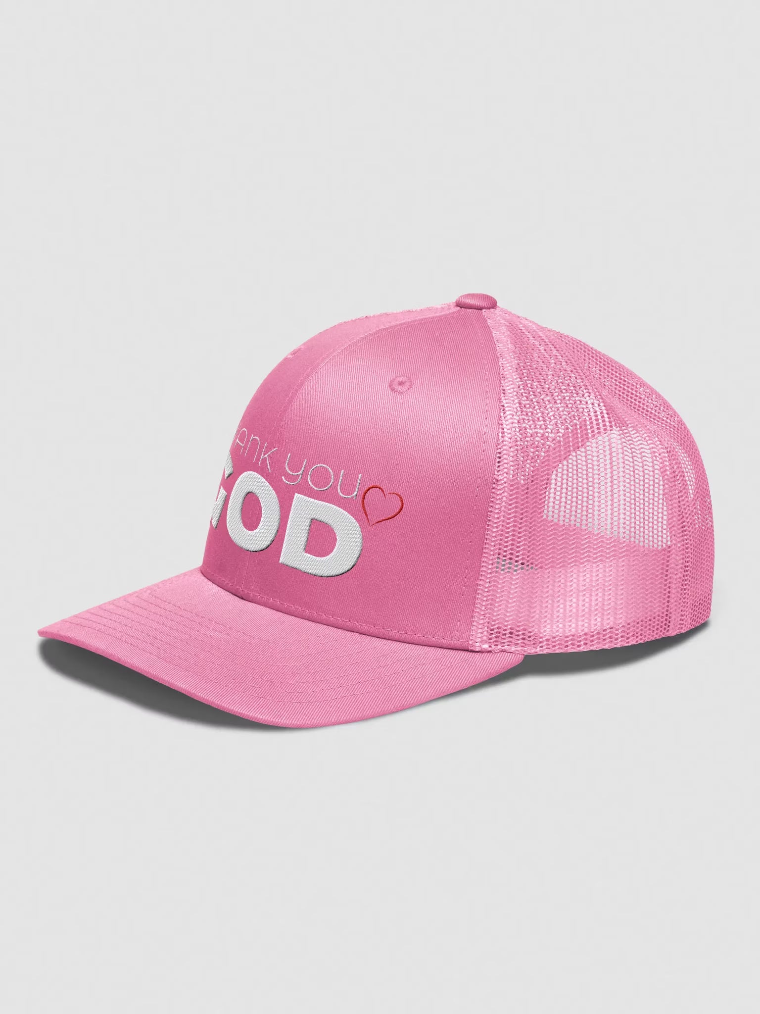Thank you God Embroidered Trucker Hat