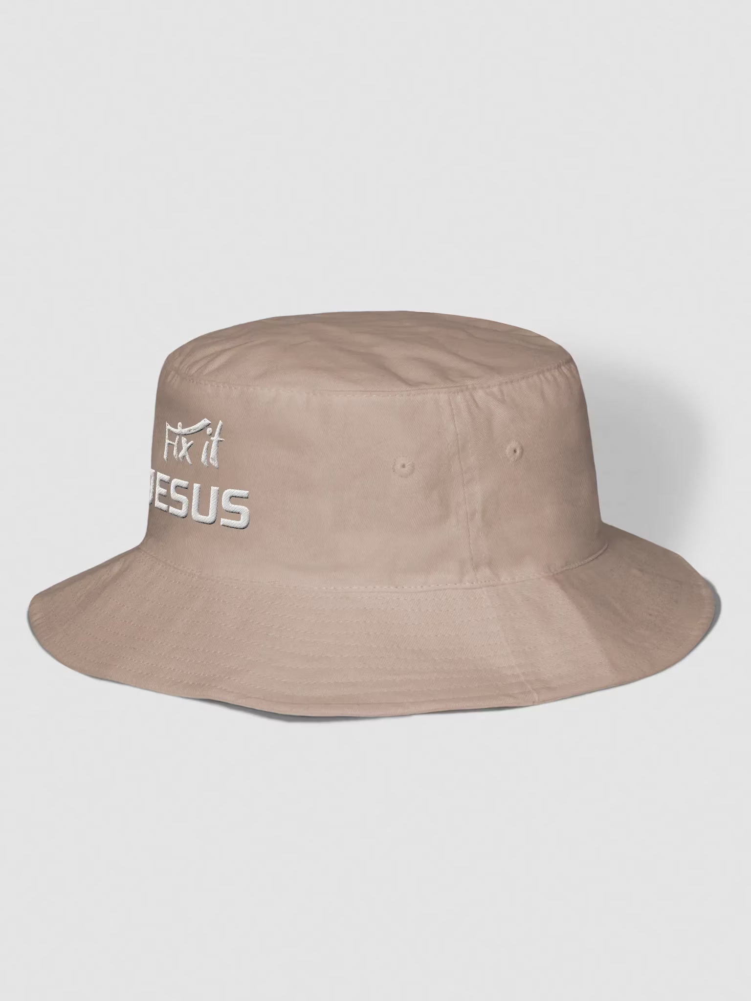 Fix it Jesus Embroidered Bucket Hat