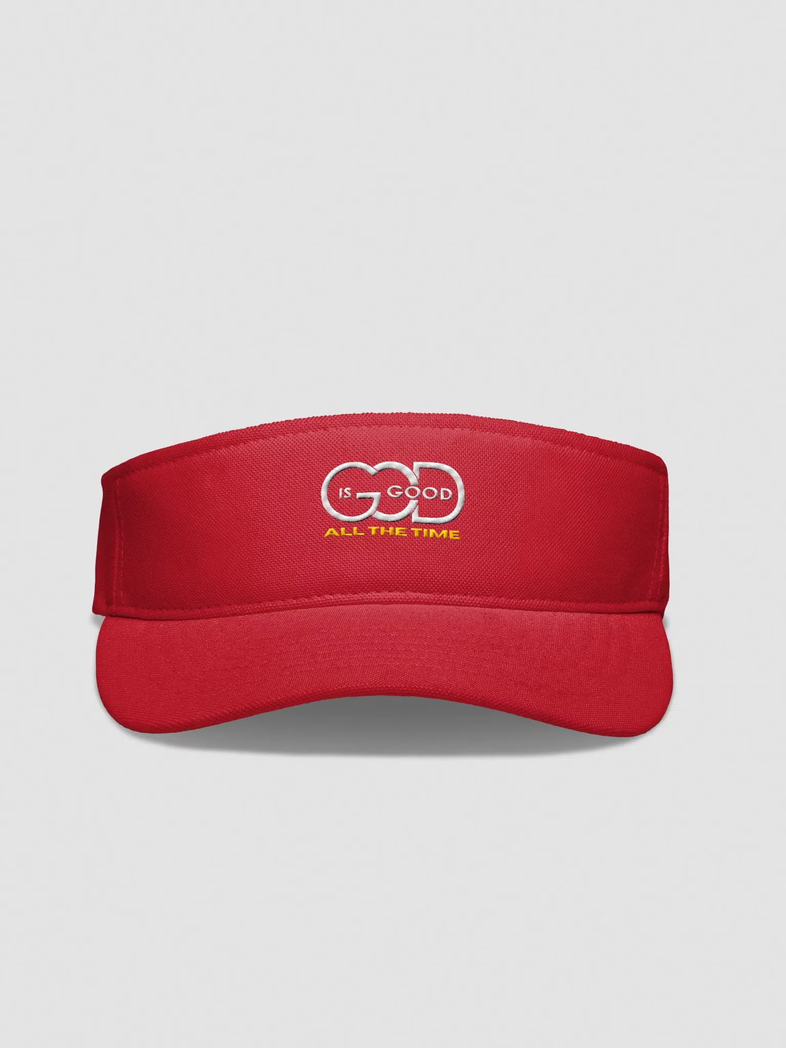 God is Good All the time Embroidered Visor