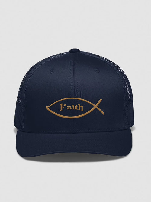 Faith Embroidered Trucker Hat