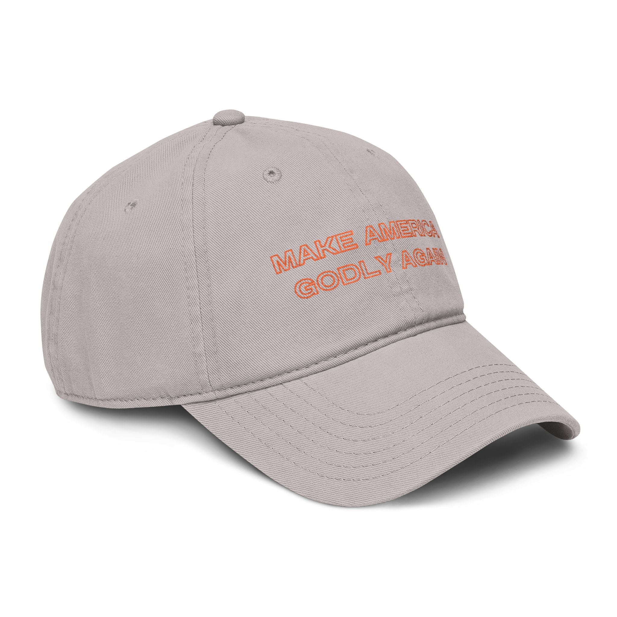 Washed Baseball Cap — "Make America Gooly Again" Embroidered Vintage Dad Hat