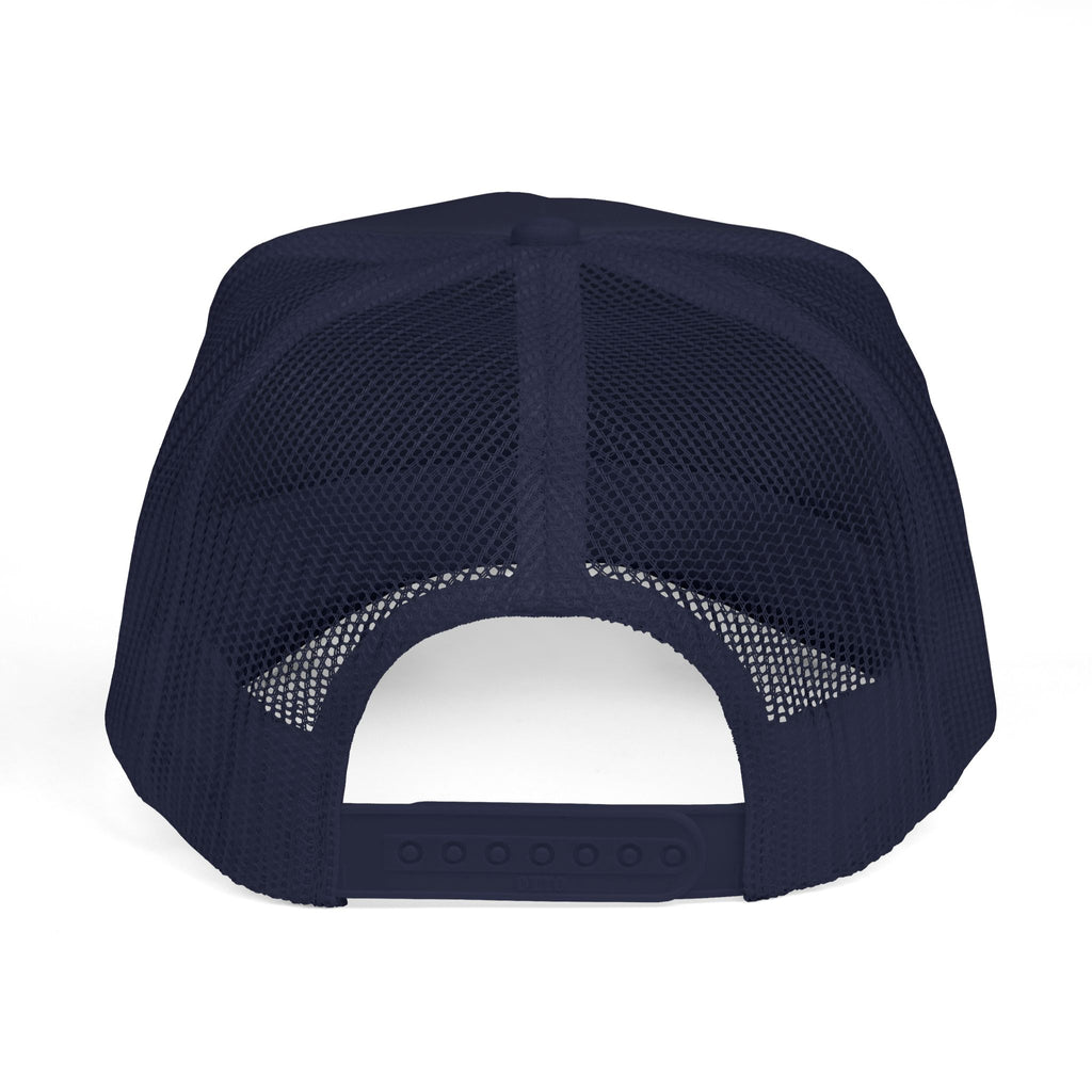 America First Foam Trucker Hat — Patriotic USA Flag Design
