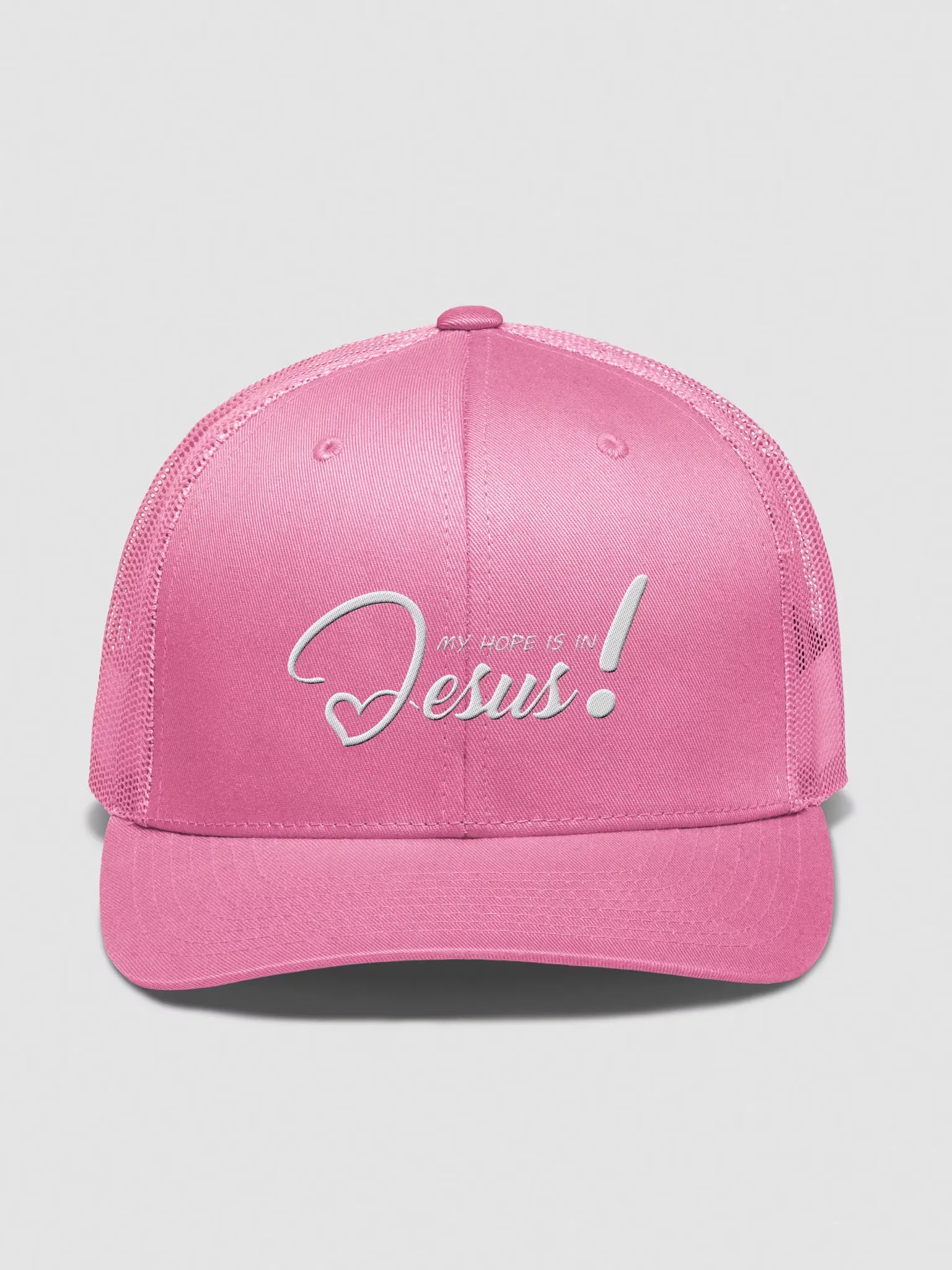 My Hope is in Jesus Embroidered Trucker Hat