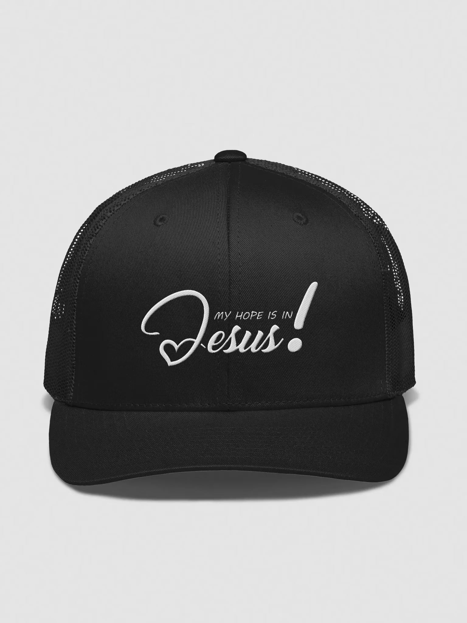 My Hope is in Jesus Embroidered Trucker Hat