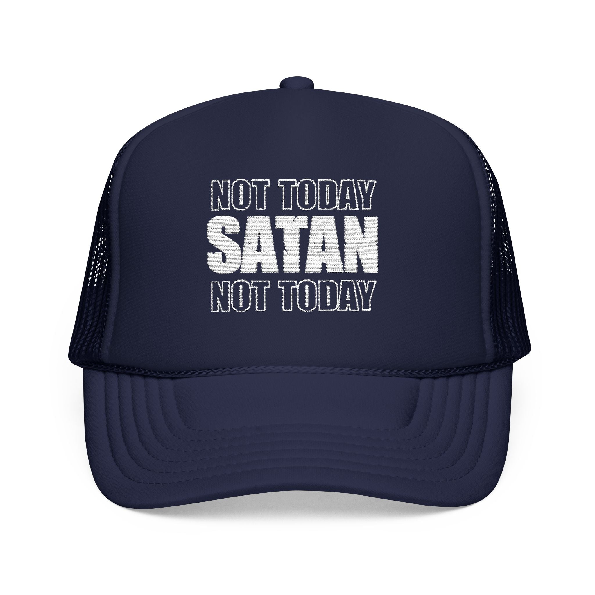 Not Today Satan Trucker Hat