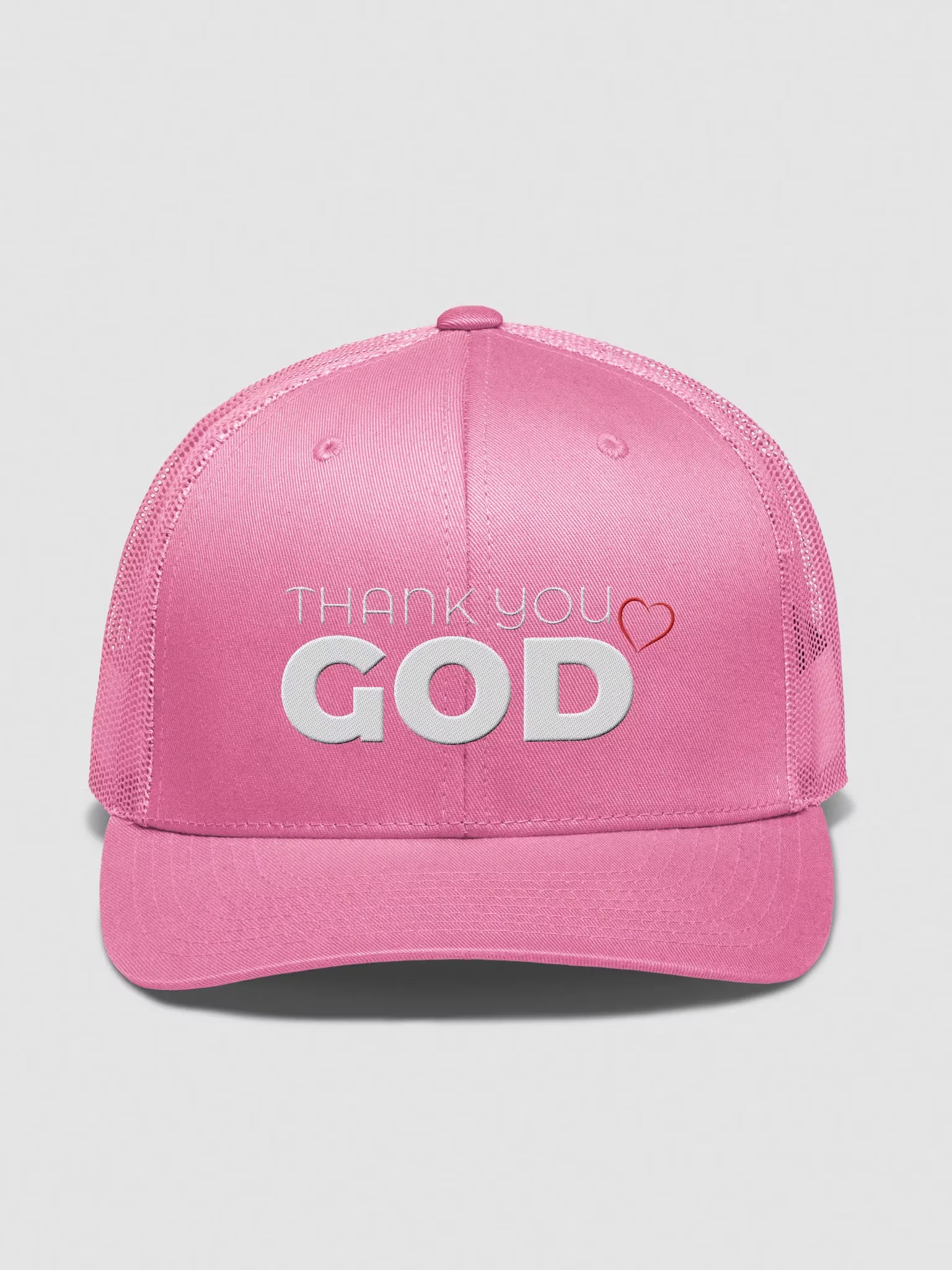 Thank you God Embroidered Trucker Hat