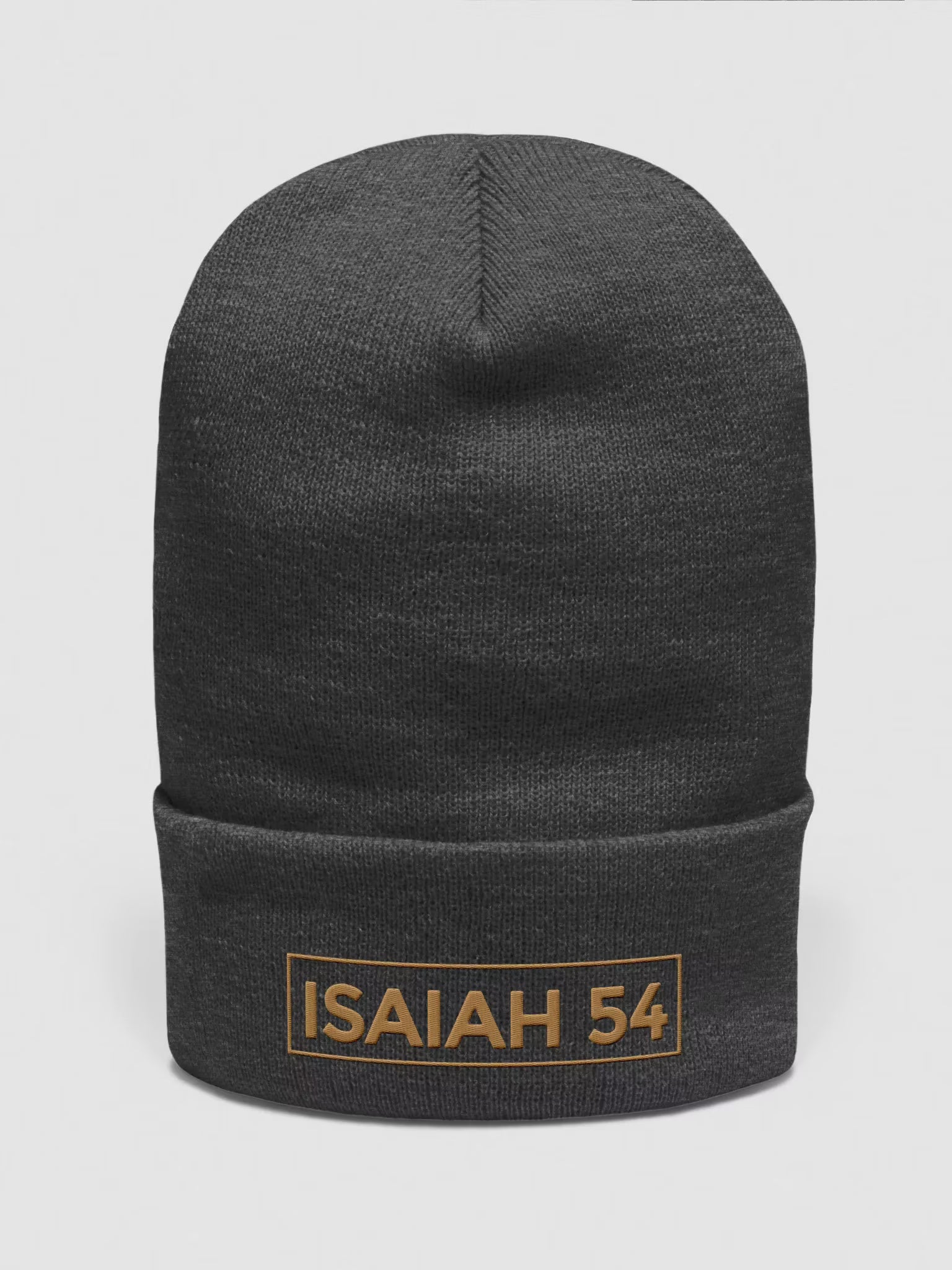 Isaiah 54 Embroidered Cuffed Beanie