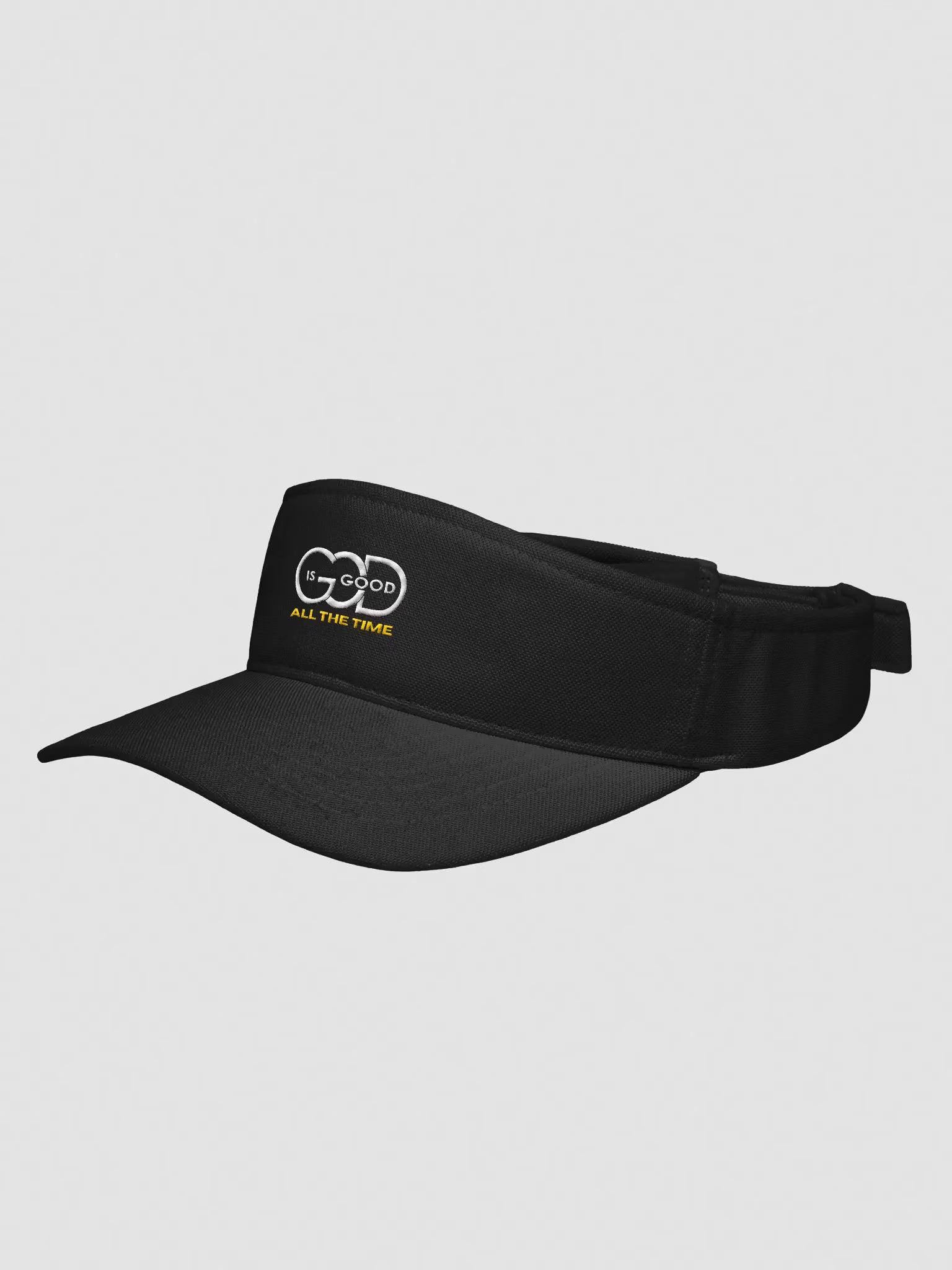 God is Good All the time Embroidered Visor