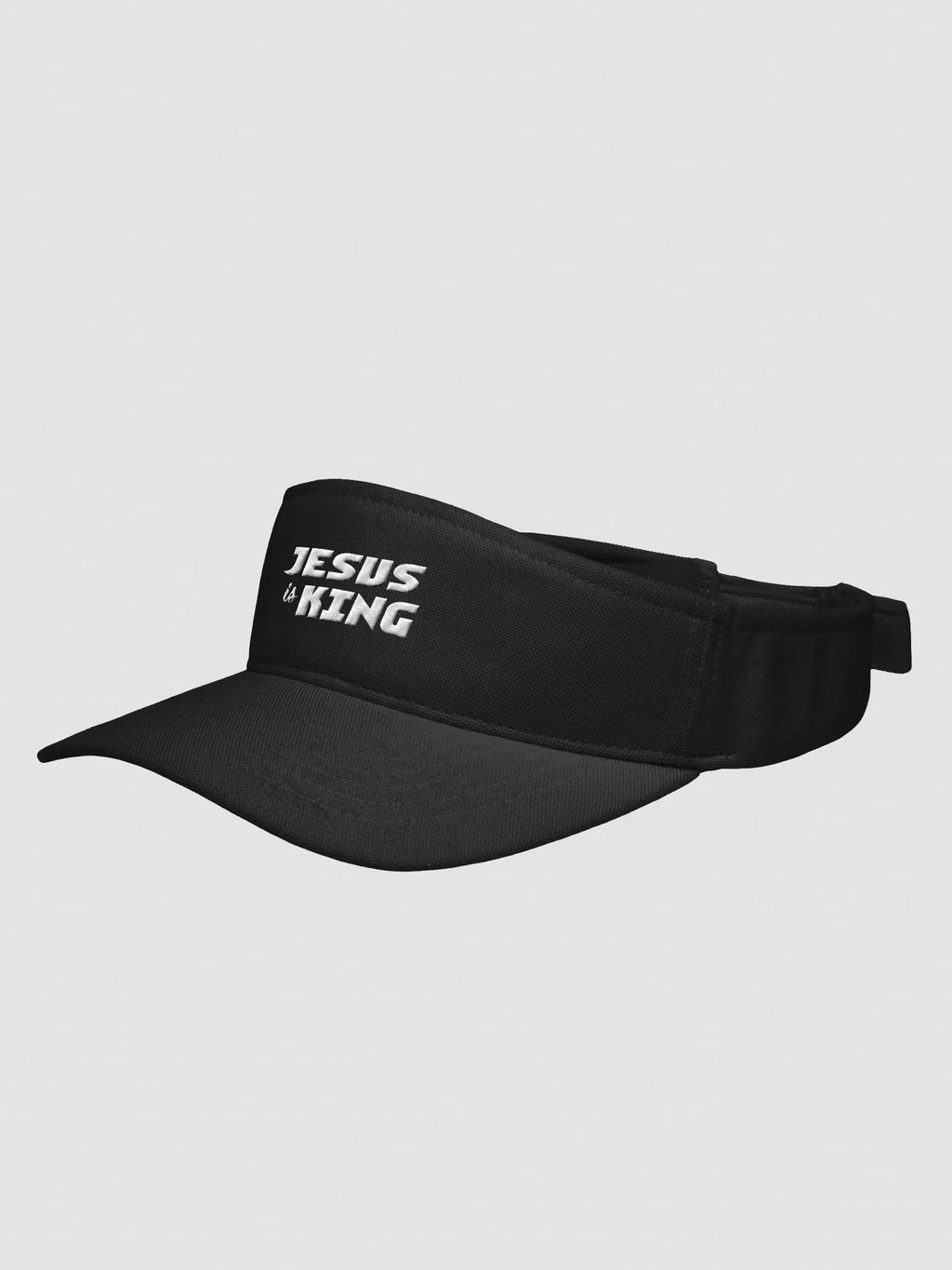 Jesus is King Embroidered Visor