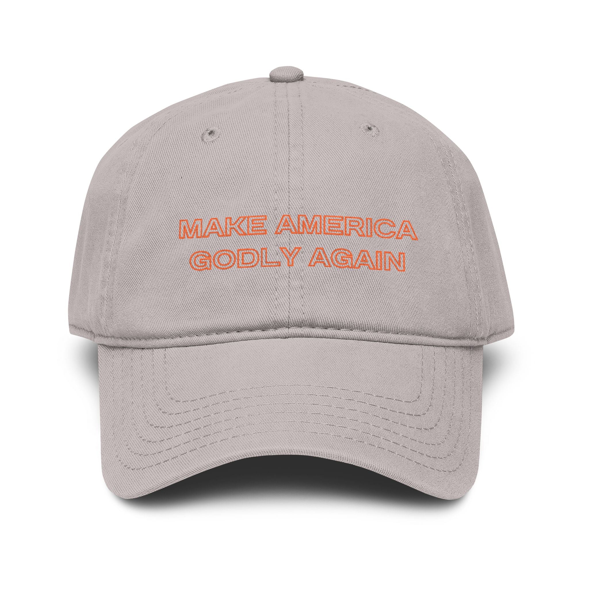 Washed Baseball Cap — "Make America Gooly Again" Embroidered Vintage Dad Hat