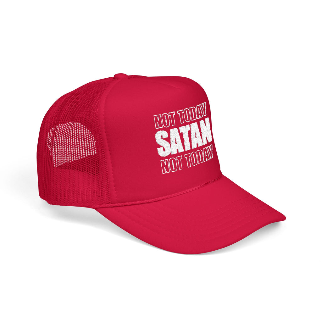 Not Today Satan Trucker Hat