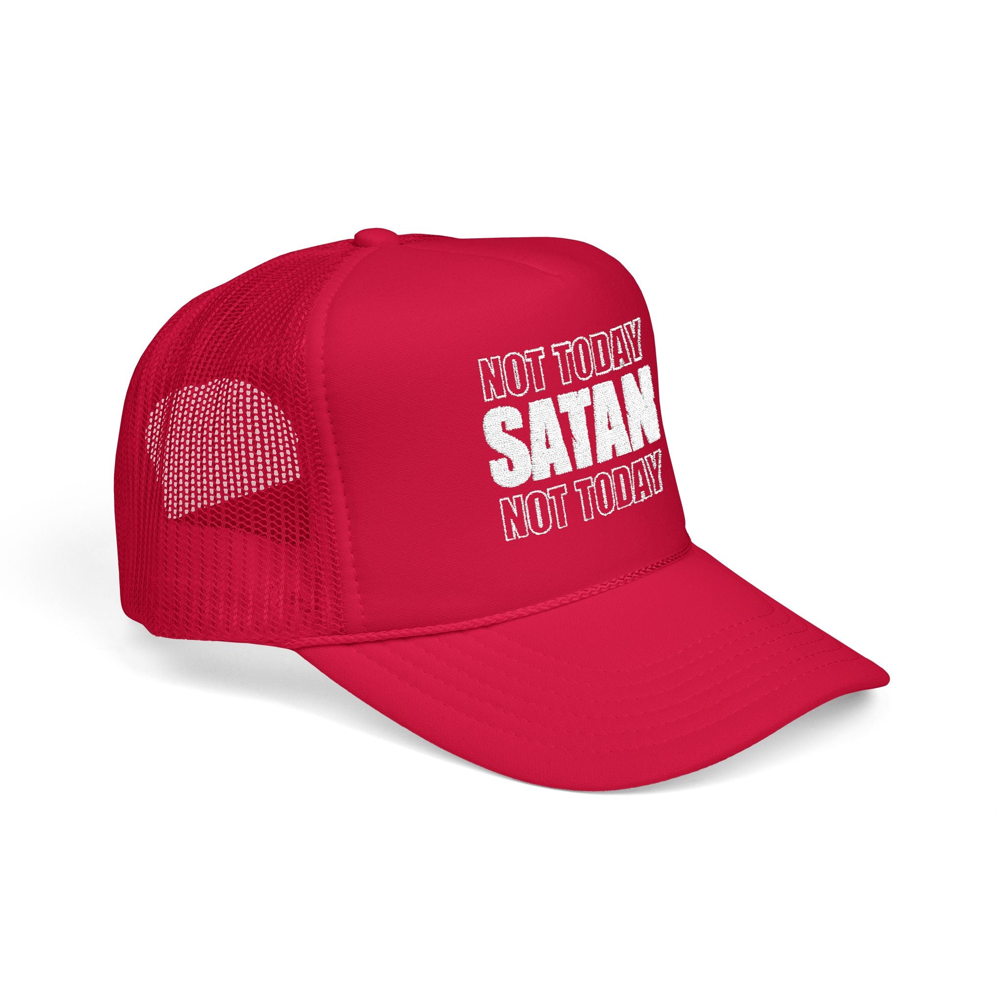 Not Today Satan Trucker Hat