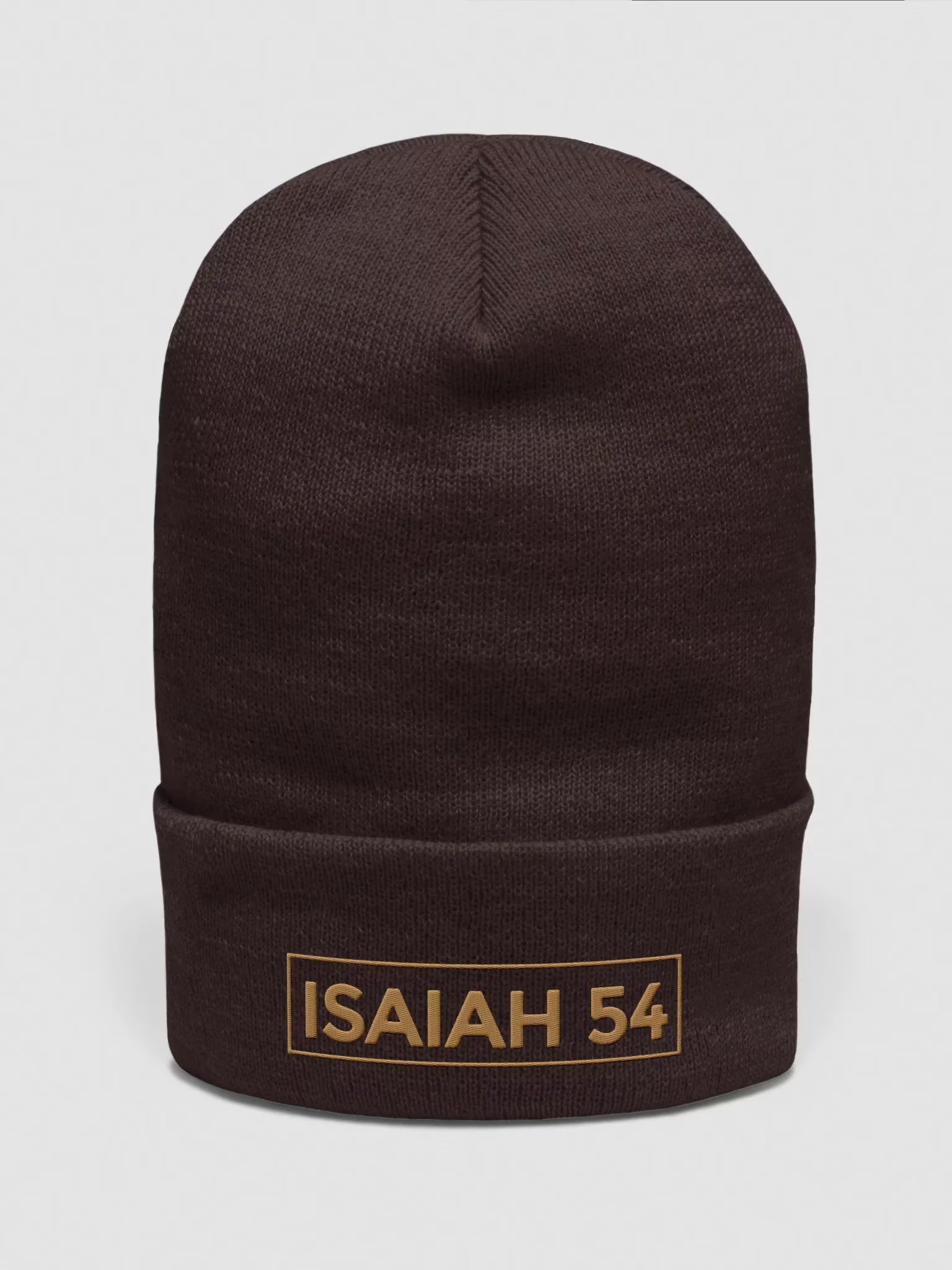 Isaiah 54 Embroidered Cuffed Beanie
