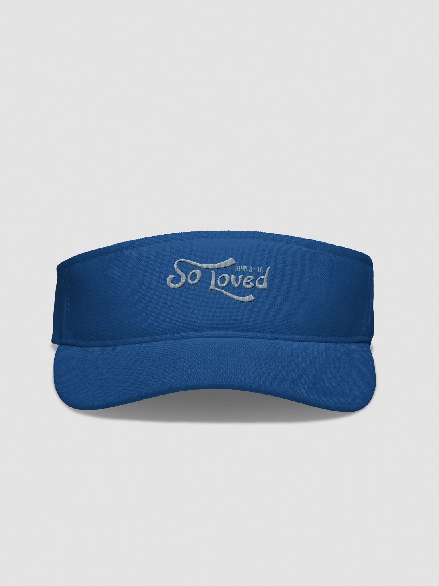 So Loved John 3 : 16 Embroidered Visor
