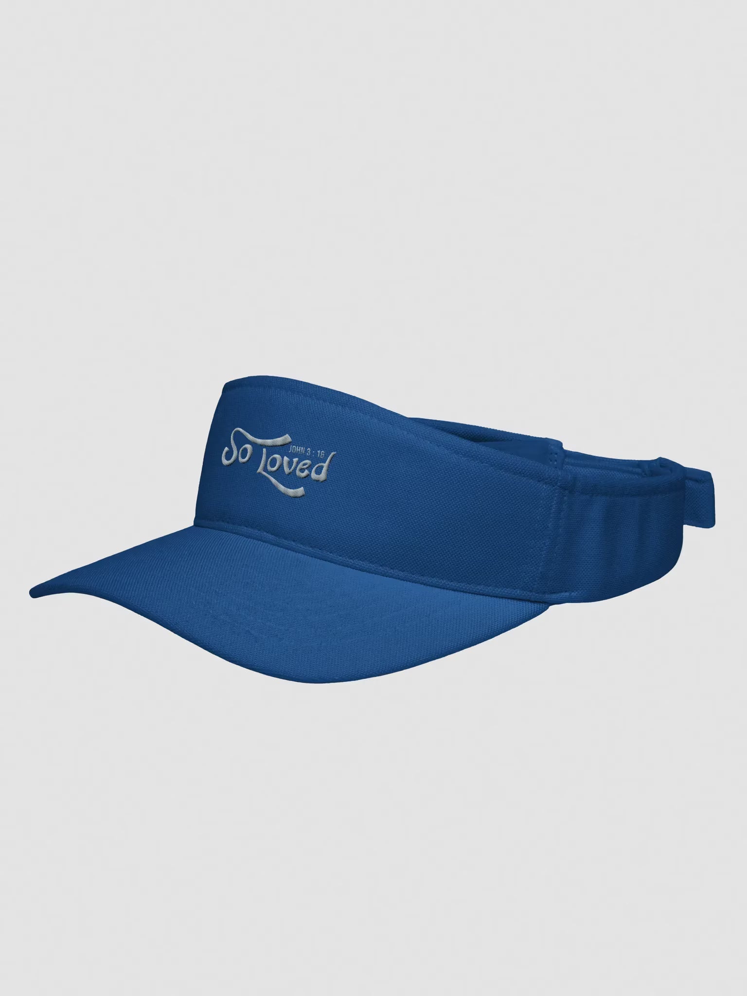 So Loved John 3 : 16 Embroidered Visor