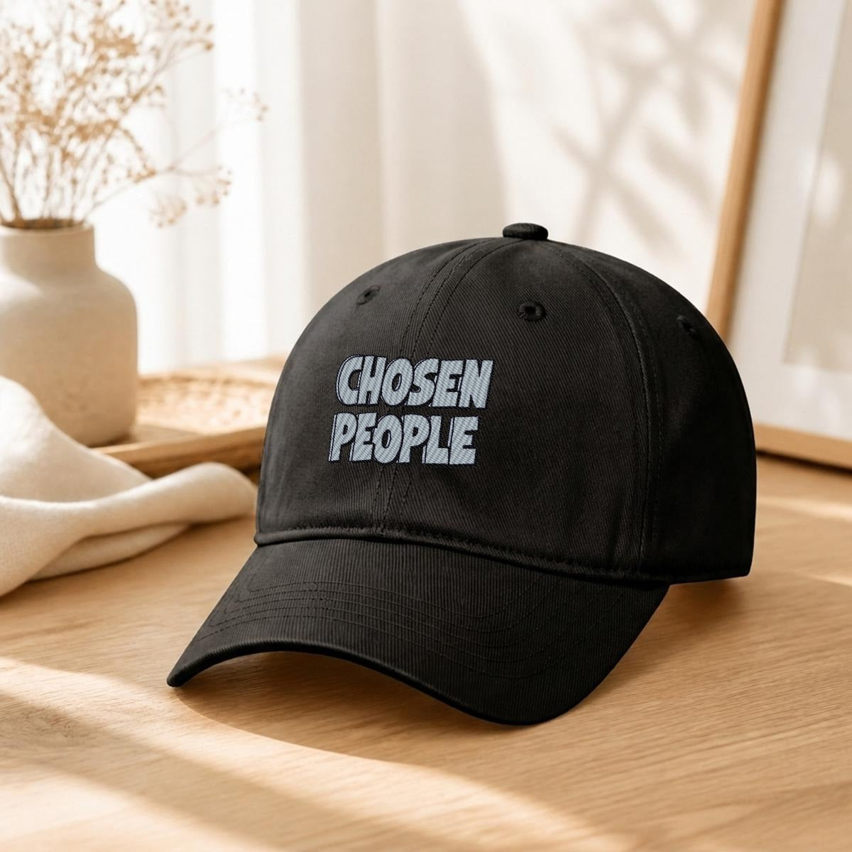 Embroidery Soft-Crown Flat Cap