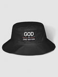 God One Nation Embroidered Bucket Hat