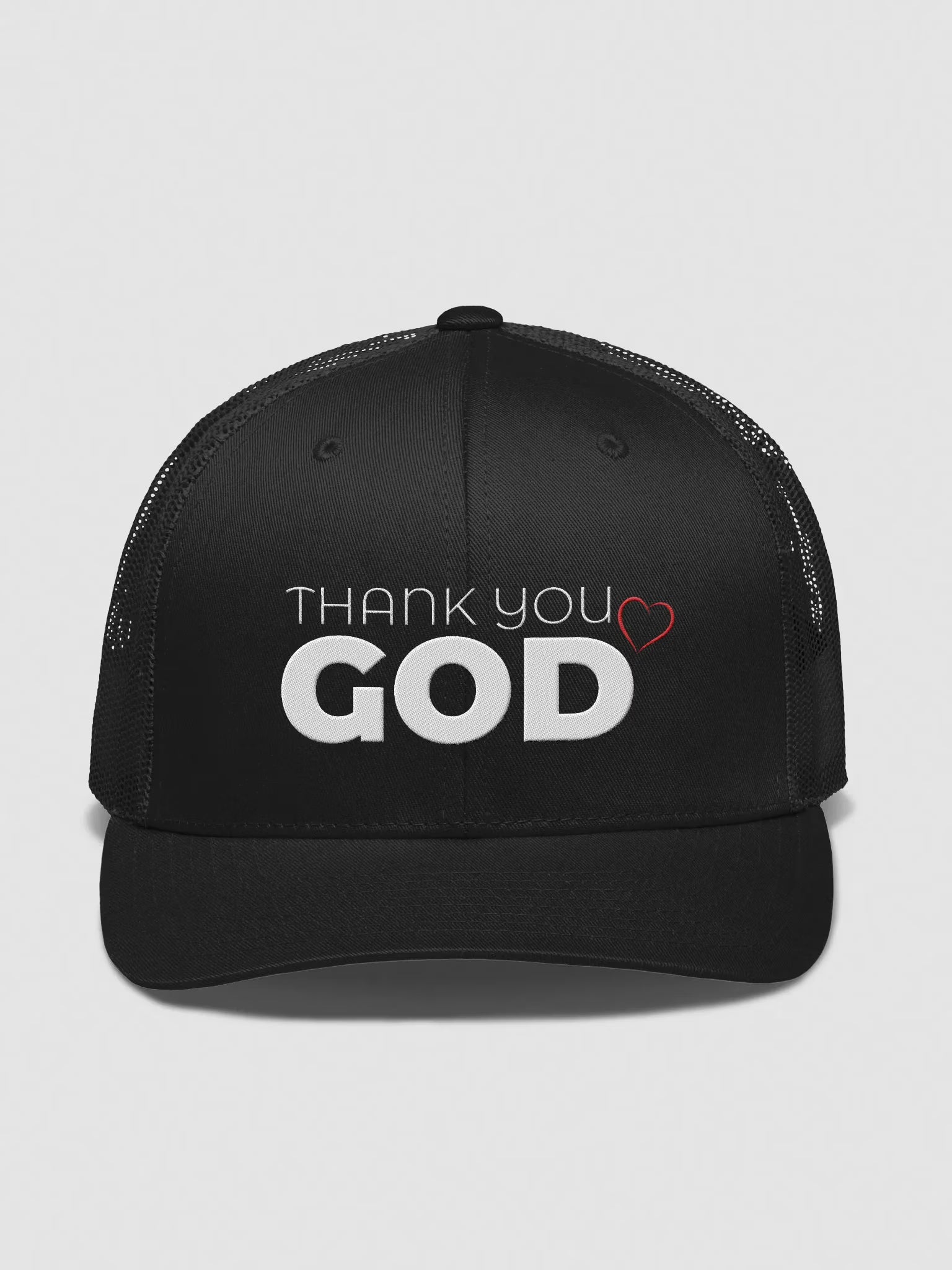 Thank you God Embroidered Trucker Hat