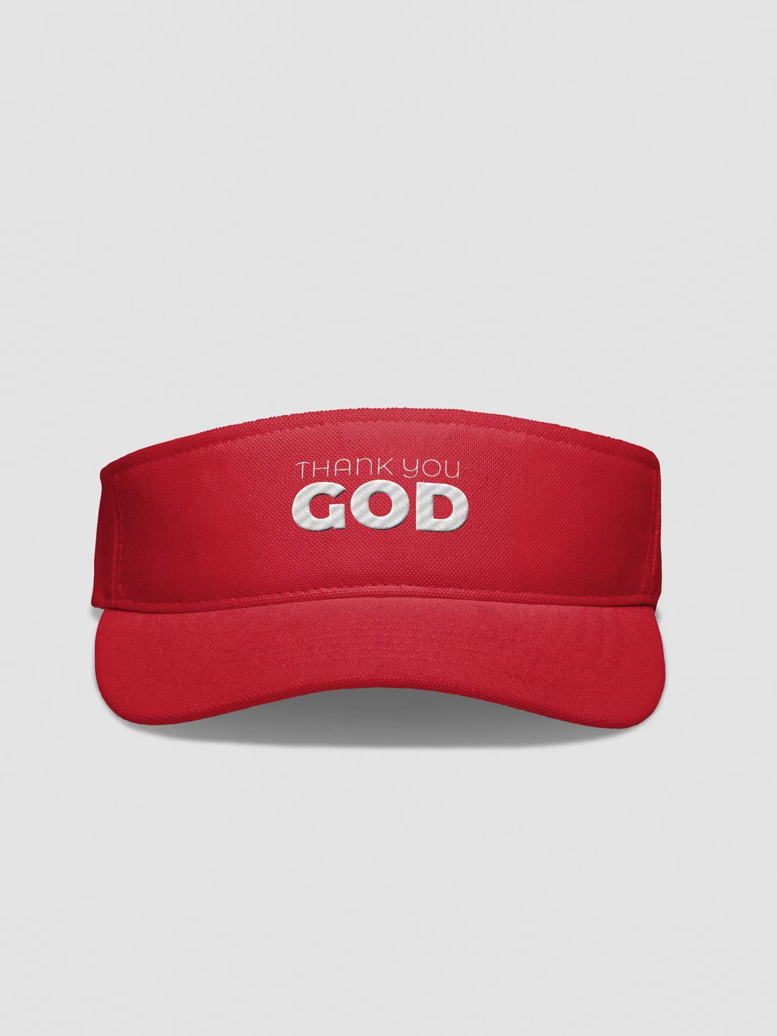 Thank you God Dad Embroidered Visor