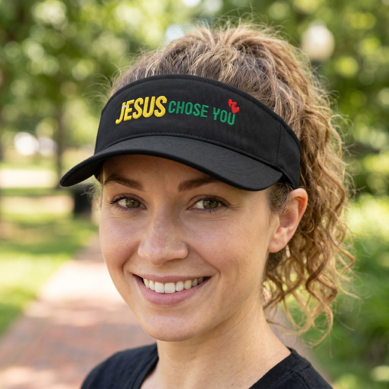 Jesus Chose You” Embroidered Visor