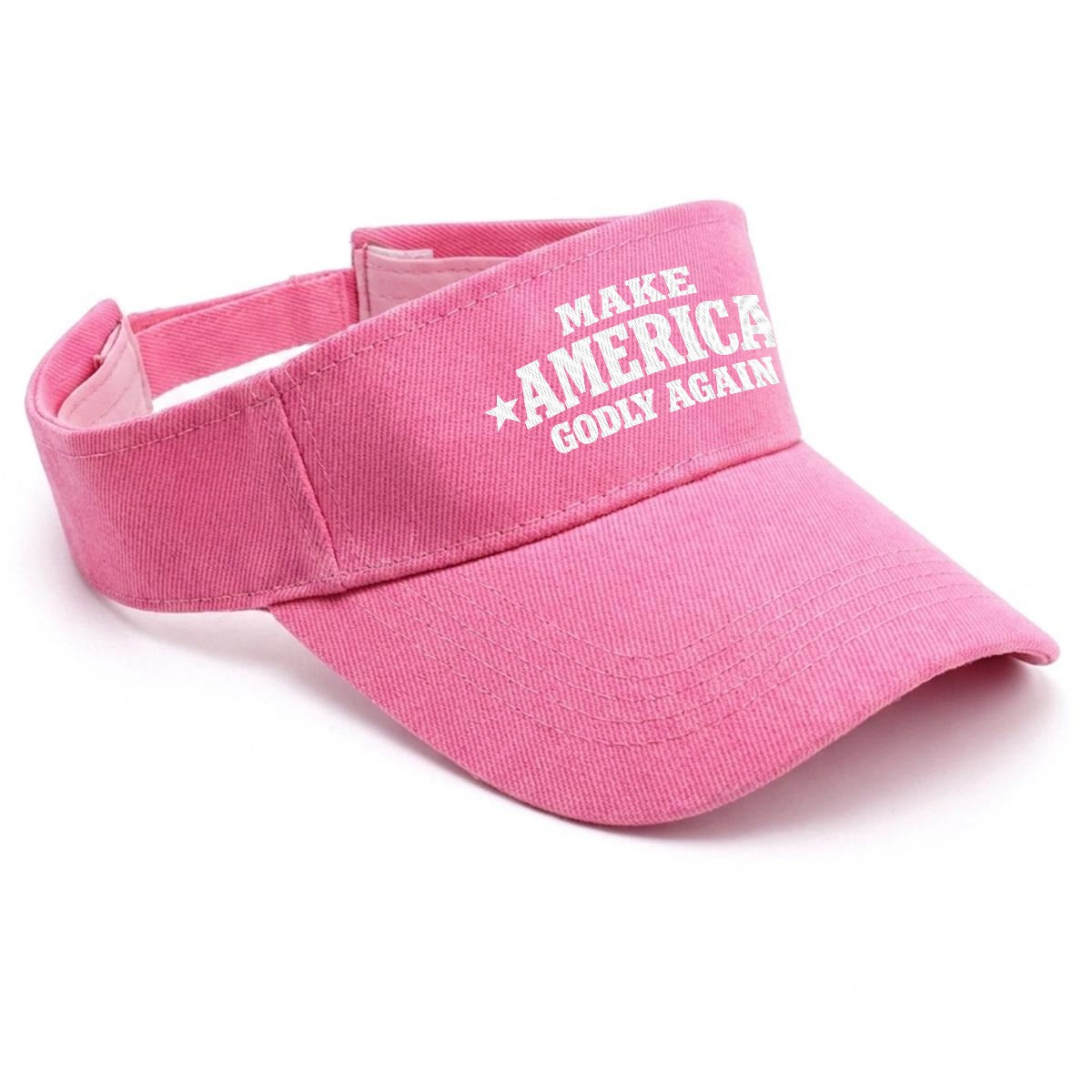 Embroidery Open-Top Visor