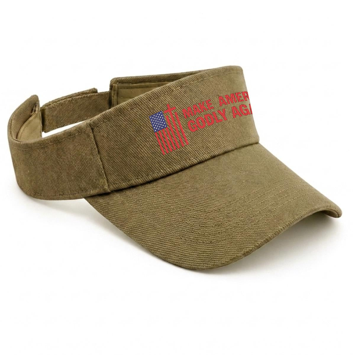 Embroidery Open-Top Visor