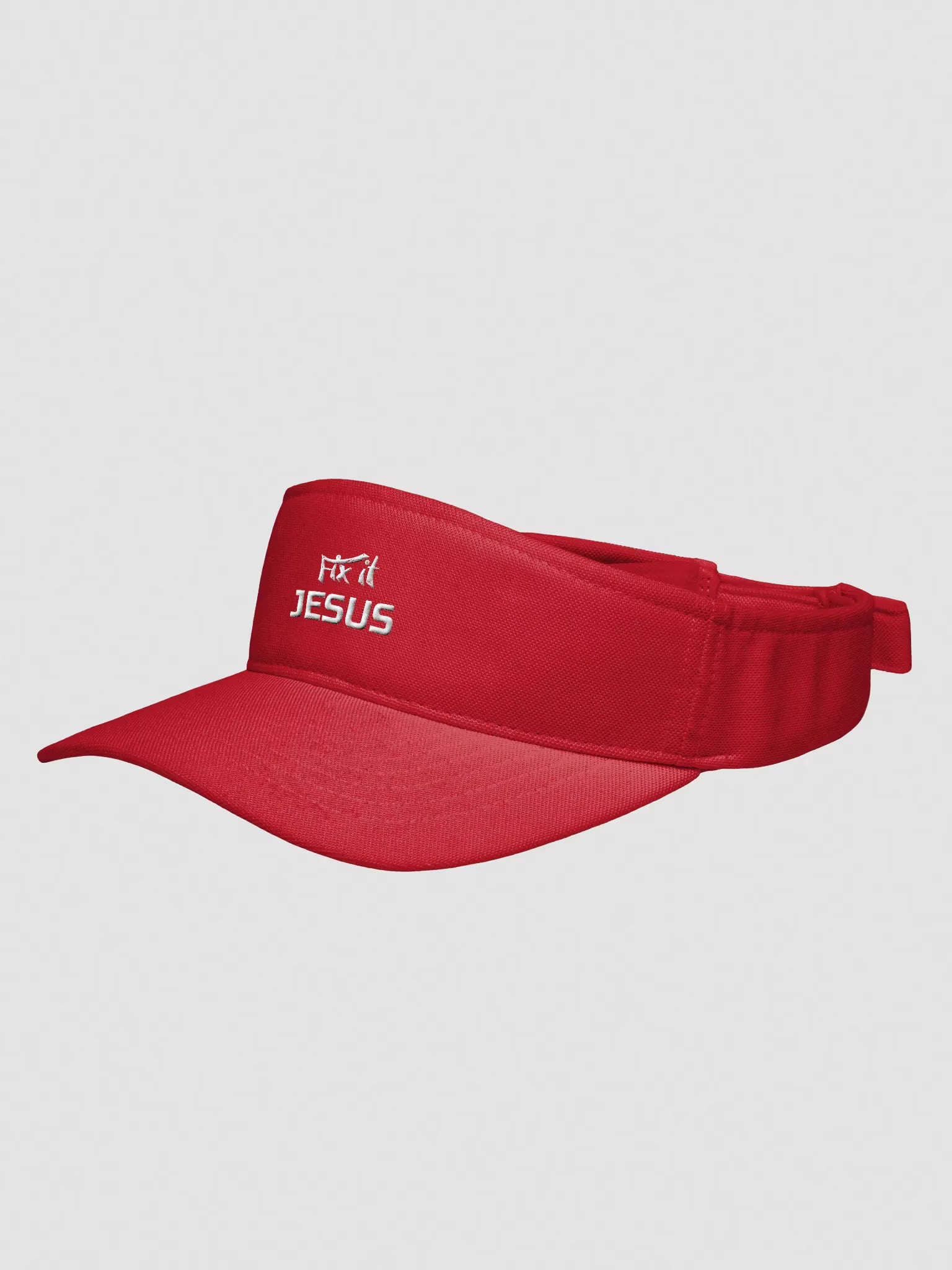 Fix it Jesus Embroidered Visor