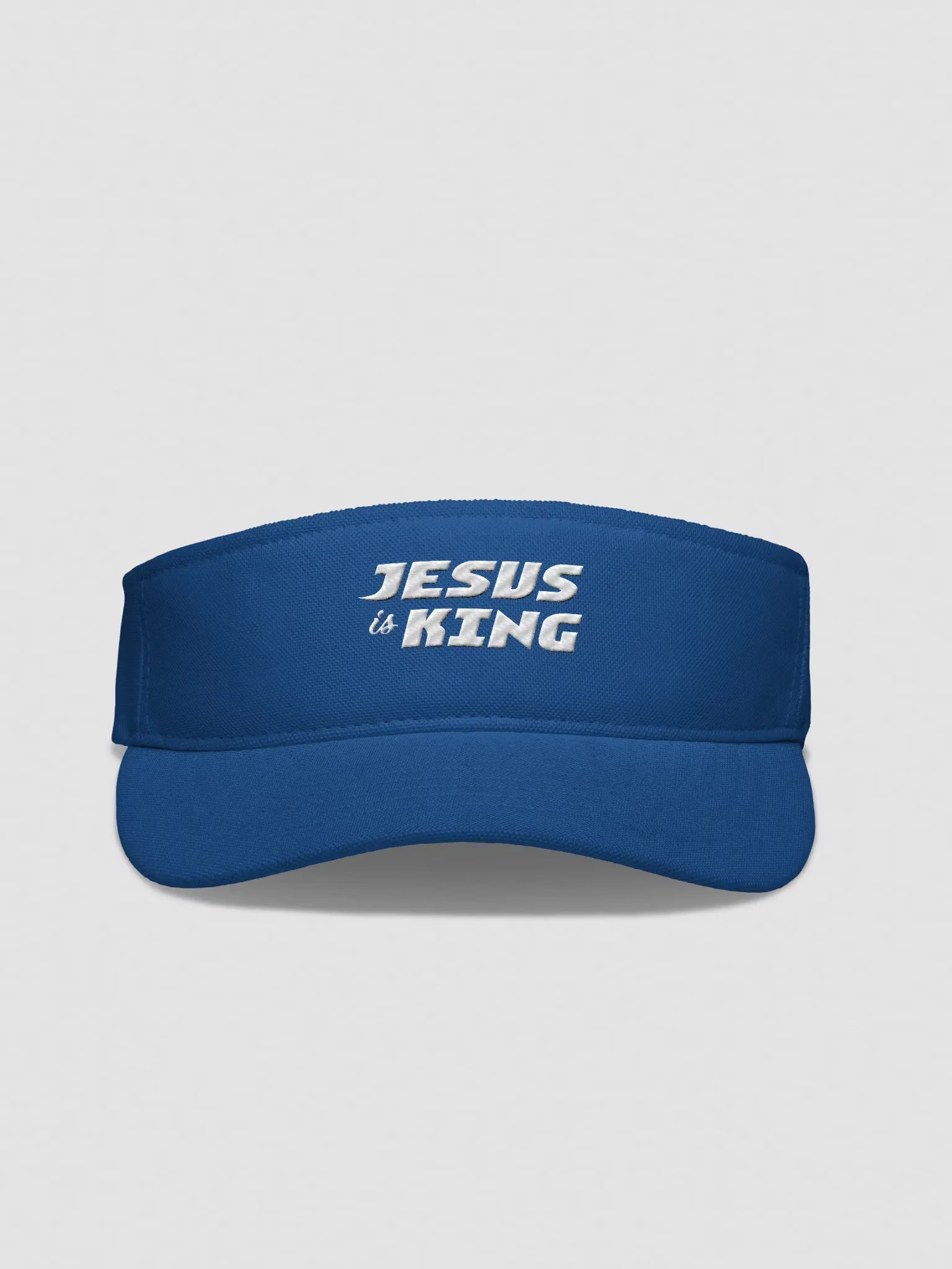 Jesus is King Embroidered Visor