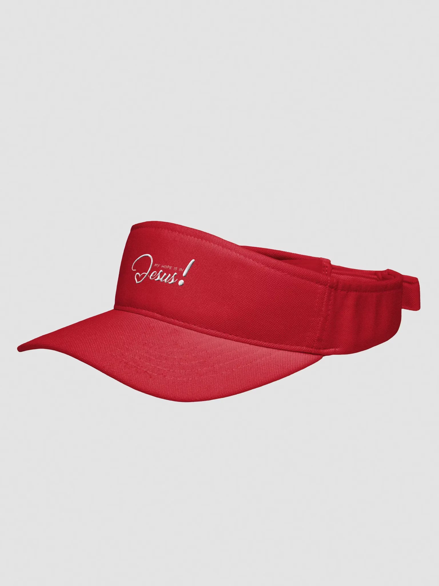 My Hope is In Jesus Embroidered Visor