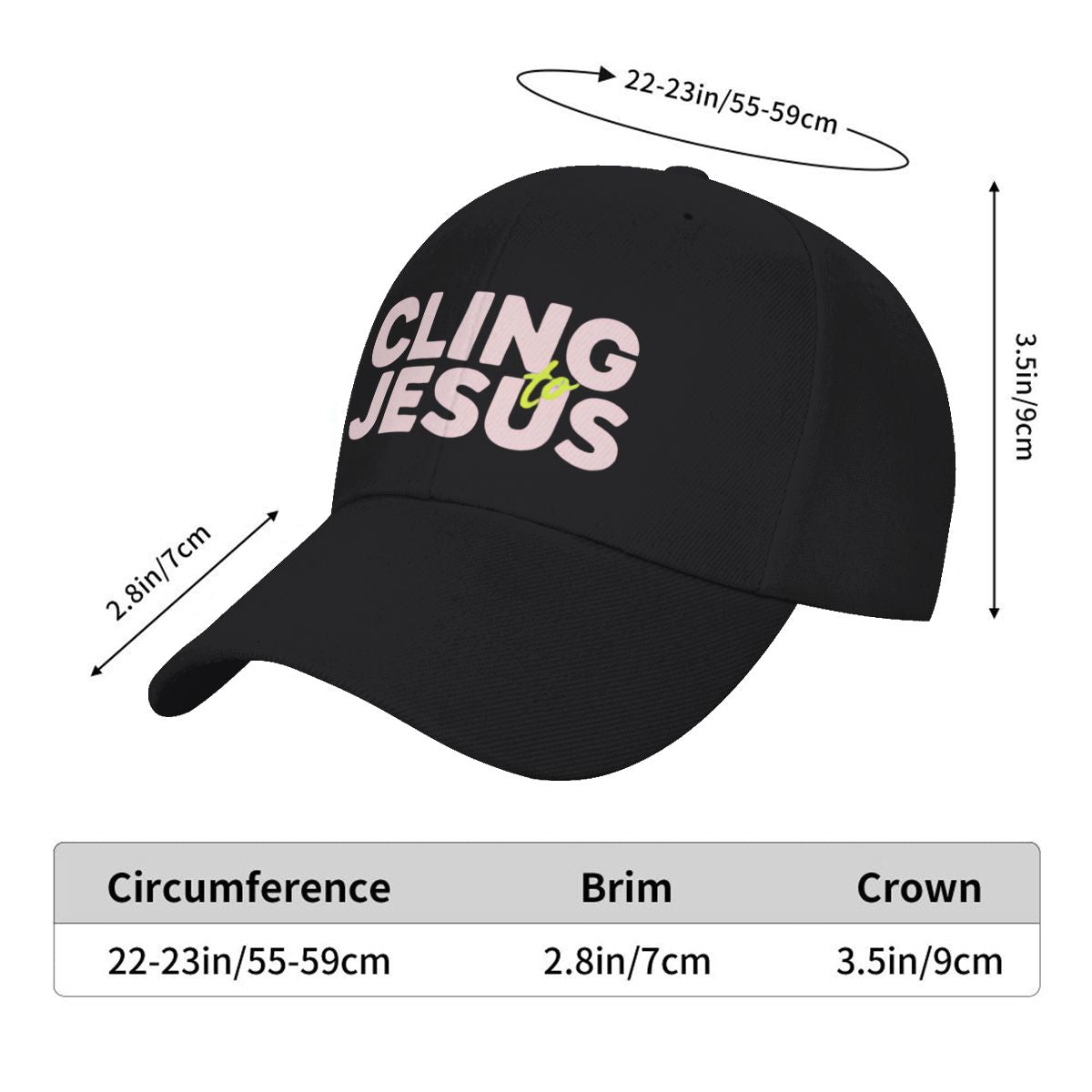 Cling to Jesus Baseball Cap