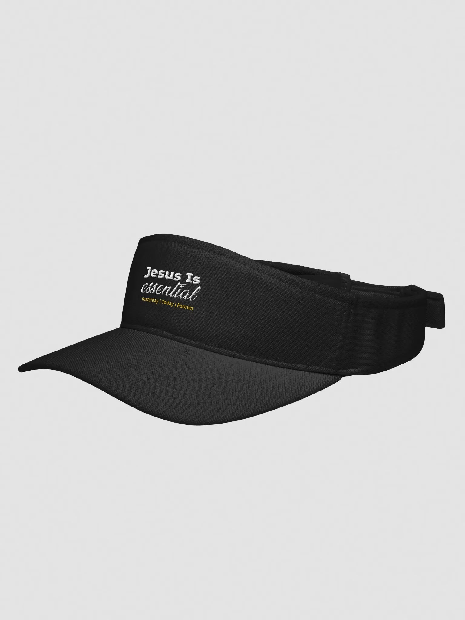 Jesus is Essential Embroidered Visor