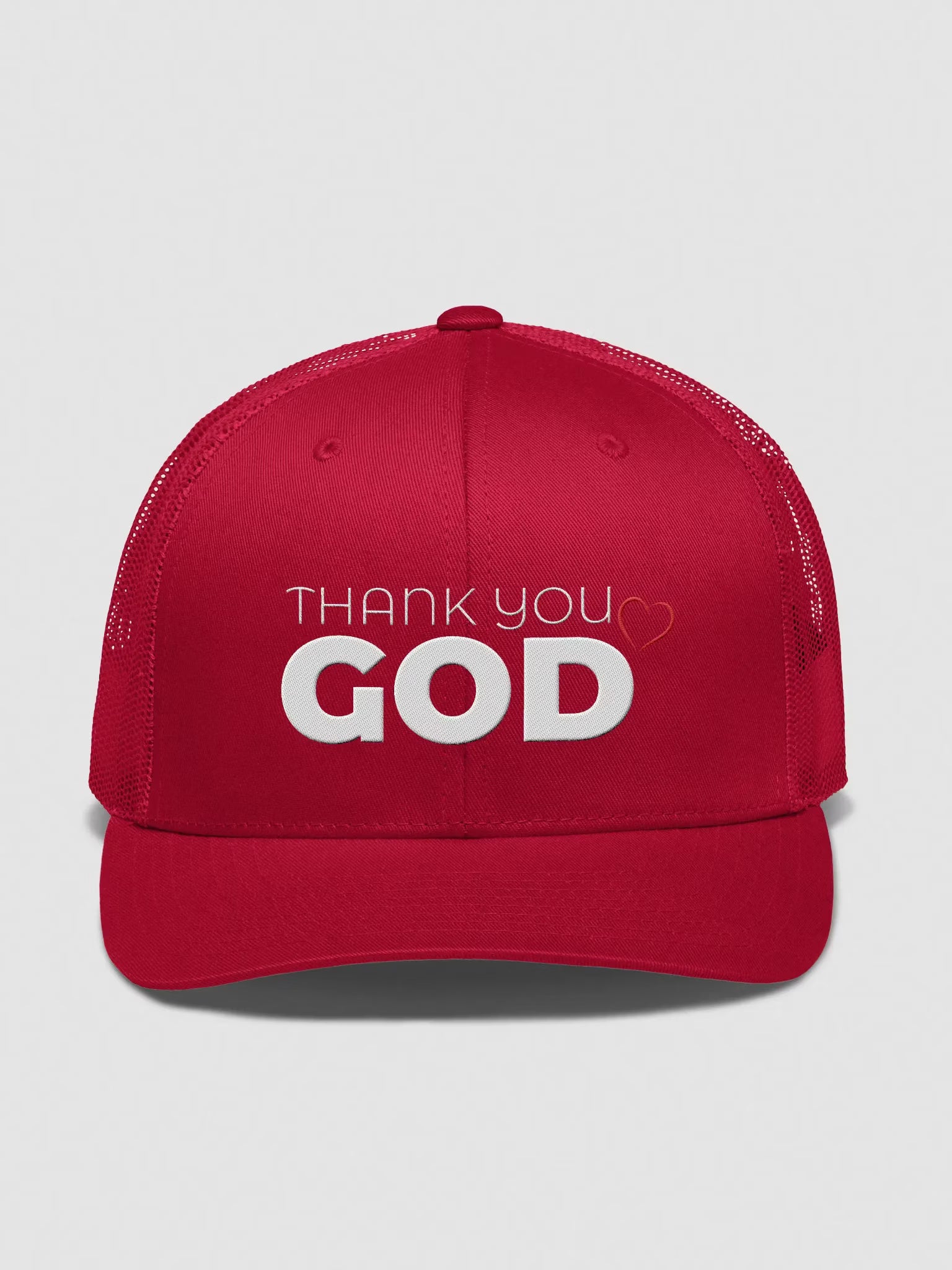 Thank you God Embroidered Trucker Hat